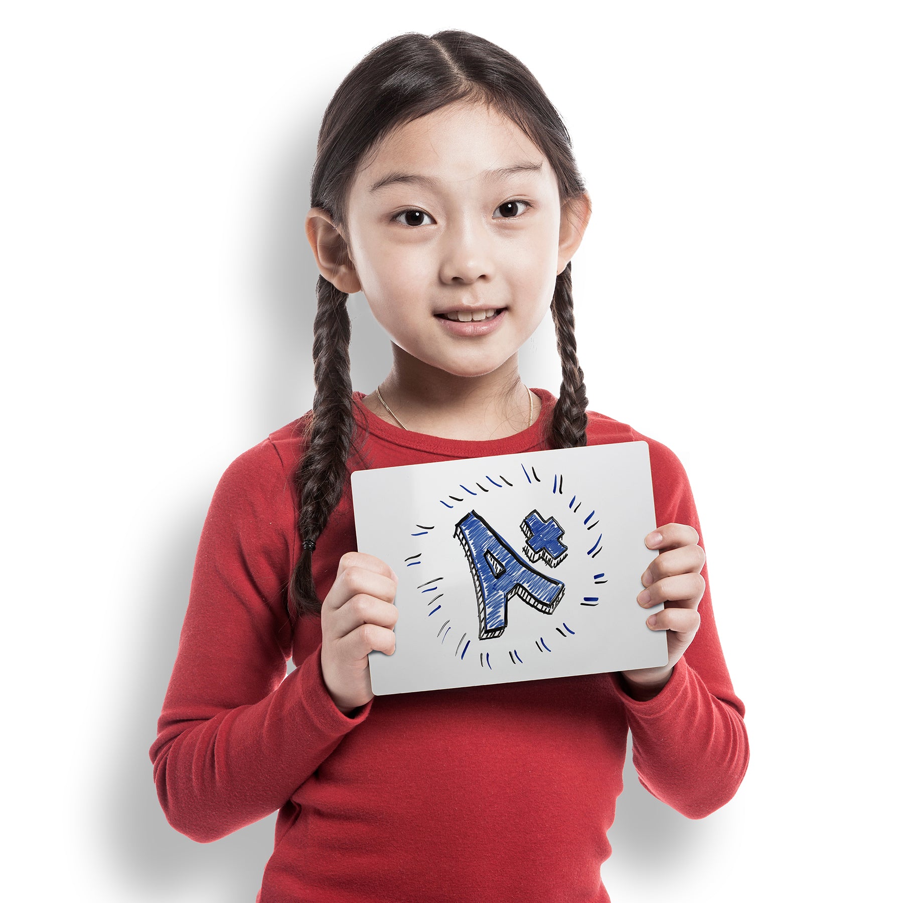 Double-Sided White Dry Erase Board, 5" x 7", Pack of 12