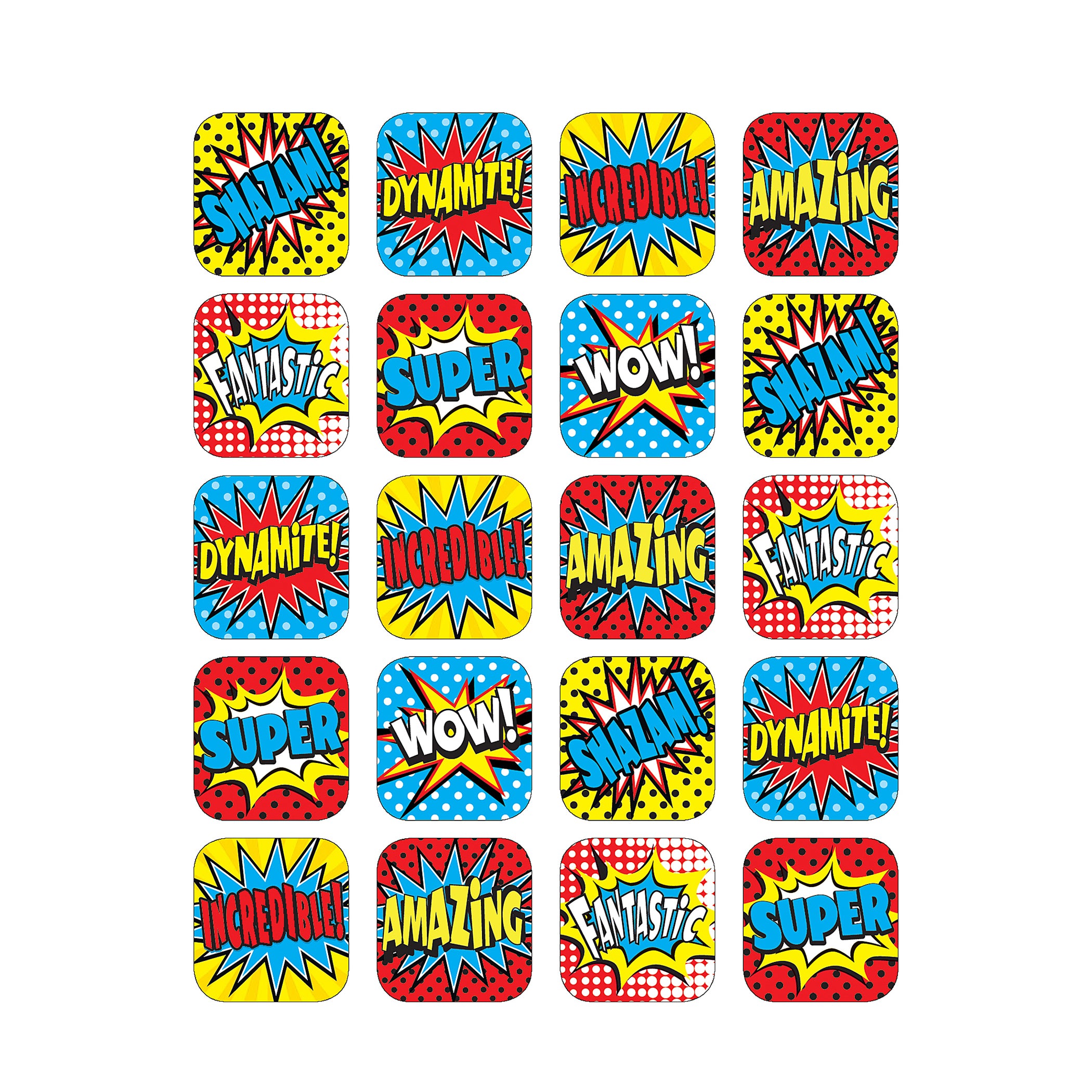 Superhero Stickers