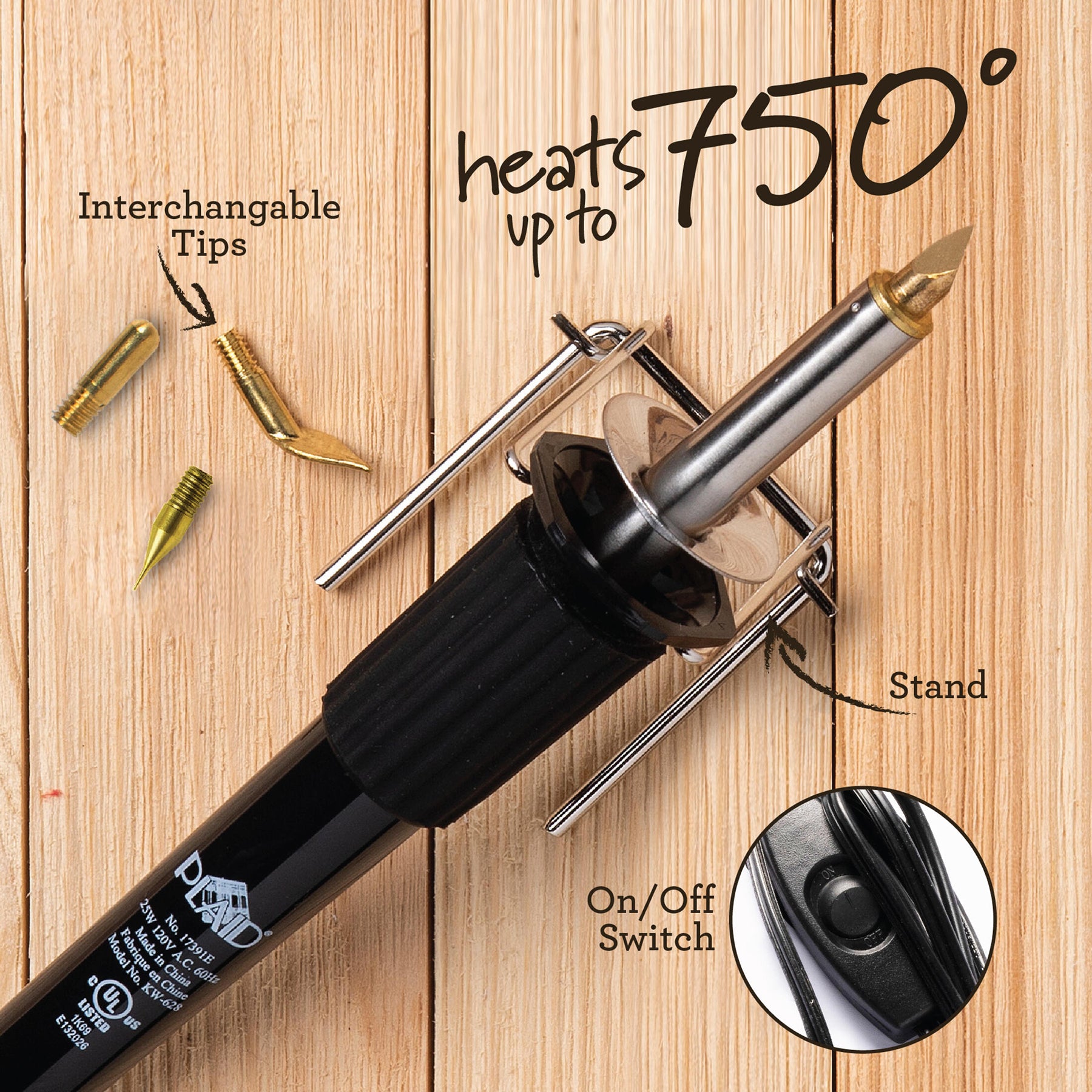 Decorative Wood Burning Tool Set, 8-Piece Set