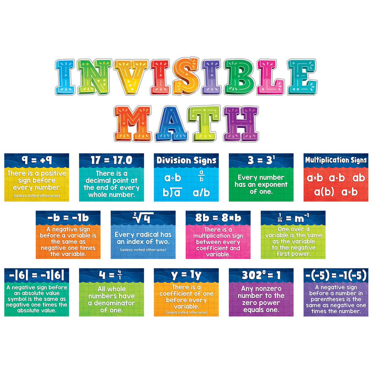 INVISIBLE MATH BULLETIN BOARD