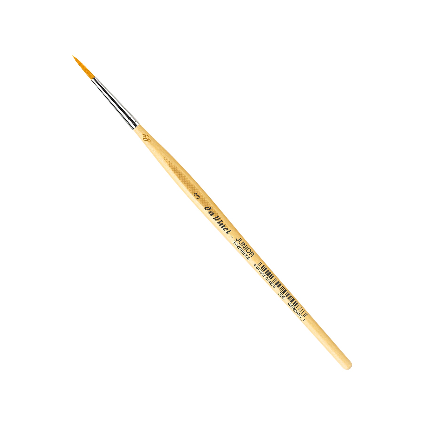 JUNIOR Synthetics Student Brush, Synthetic, Tempera, Round, Series 303, Size 3