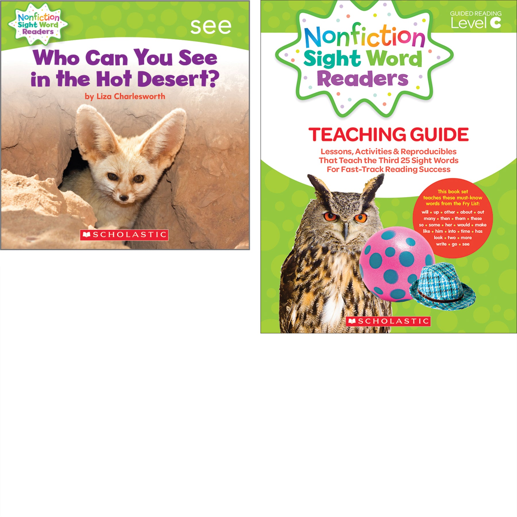 Nonfiction Sight Word Readers Classroom Tub, Level C, 6 Copies of 25 Titles