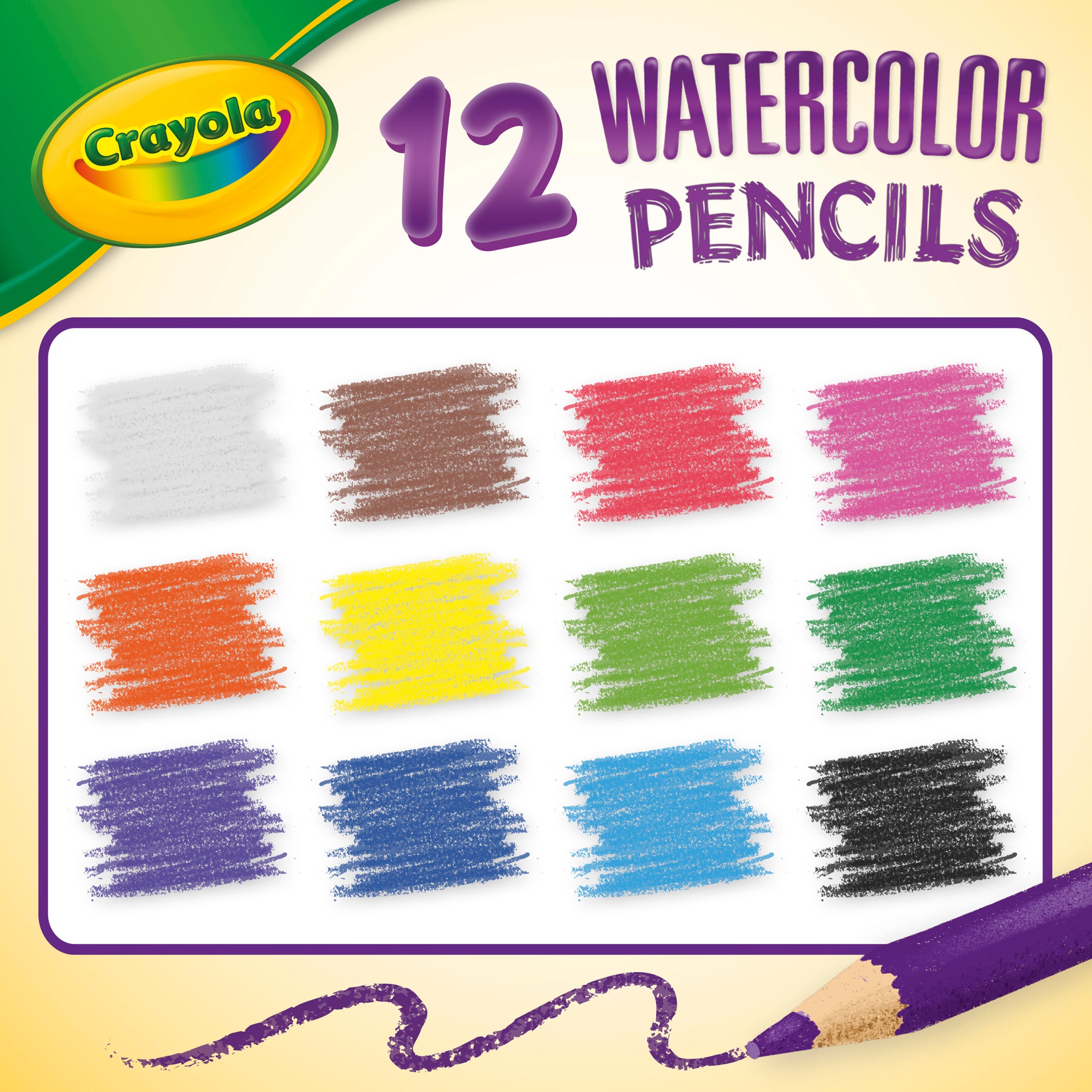 Watercolor Pencils, 12 Count