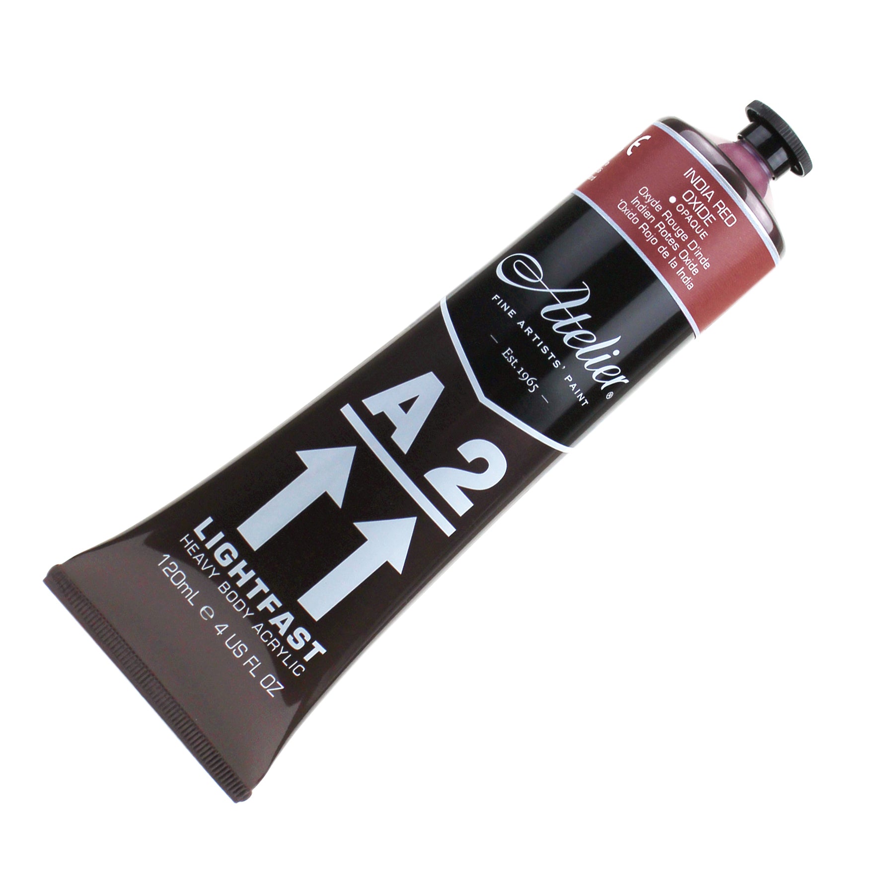 A2 Heavy Body Lightfast Artist Acrylic, 4 oz., India Red Oxide