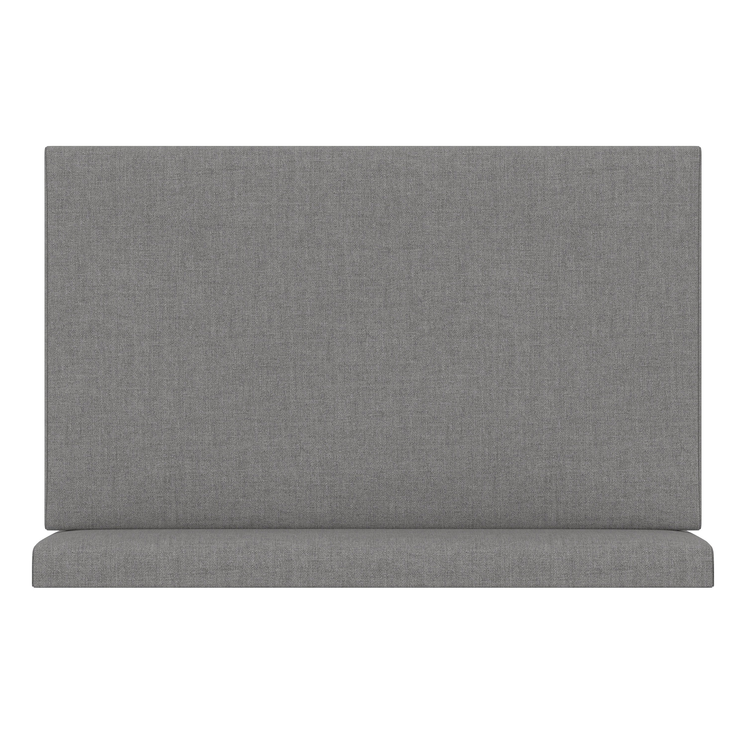 Jaxx Panelist Modern Padded Headboard- Set of 2 Wall Mounted Panels (Each 22.5" x 38")- King Double Tall, Microvelvet Plum