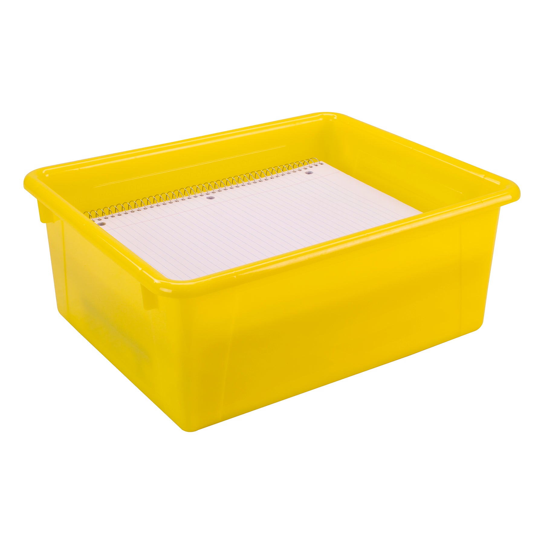 Deep Storage Tray, Yellow