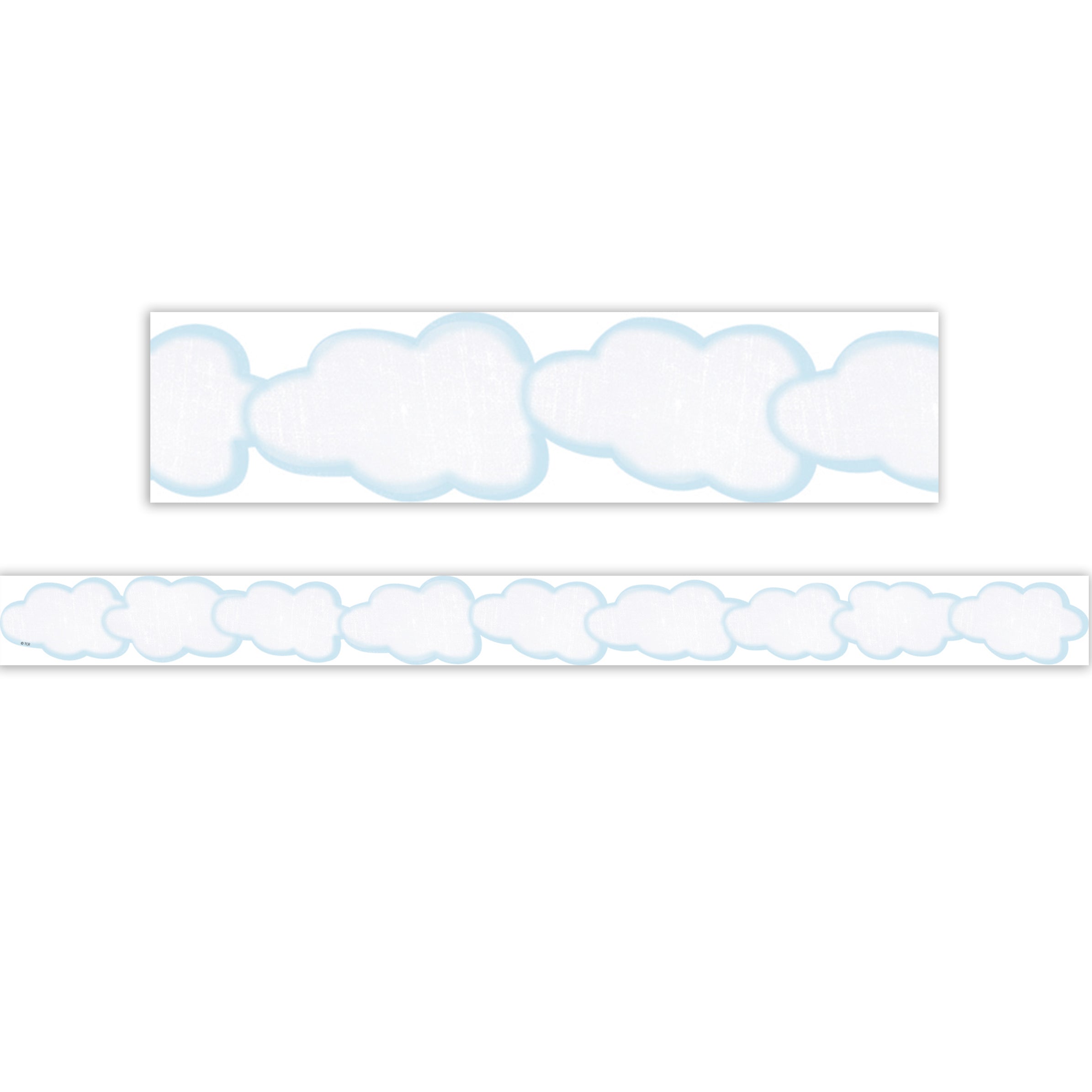 Clouds Die-Cut Border Trim, 35 Feet