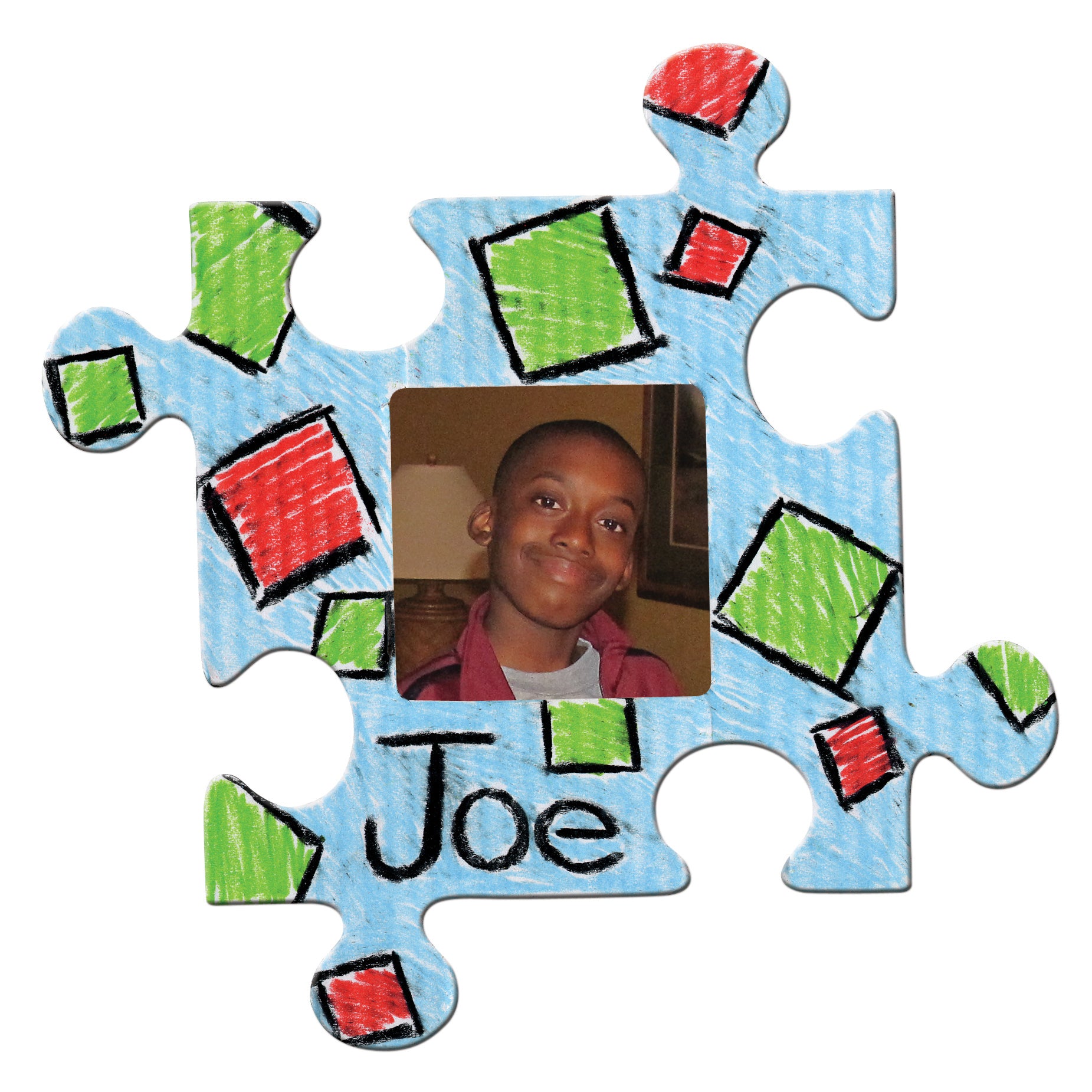 Picture Frame Puzzle Pieces, Pack of 24