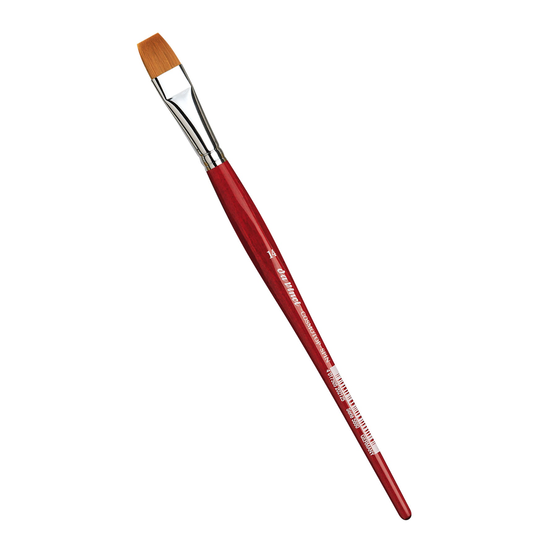 COSMOTOP-SPIN Silkpainting Brush, Synthetic, Watercolor, Flat, Size 14