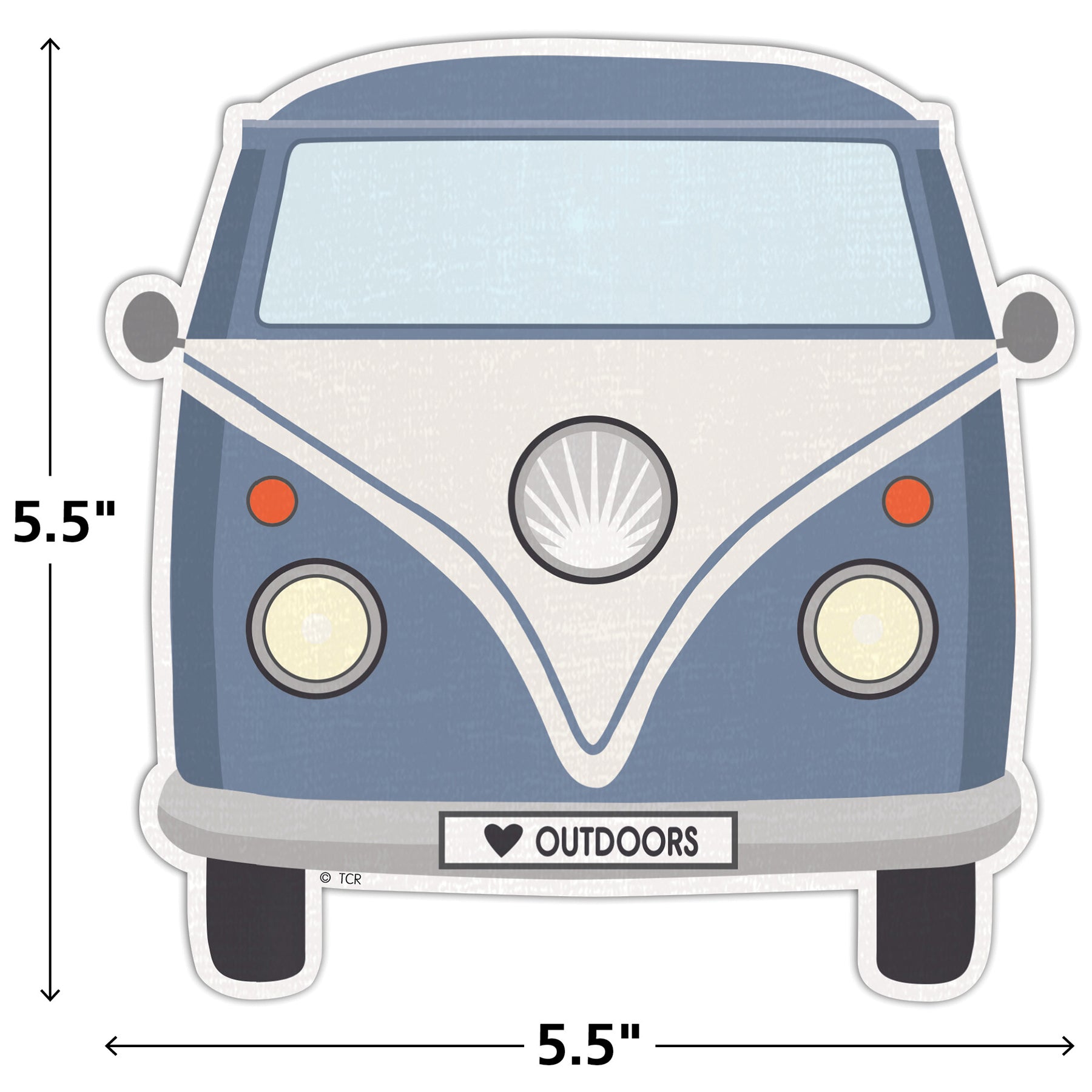 Moving Mountains Road Trip Camper Vans Accents, Pack of 30