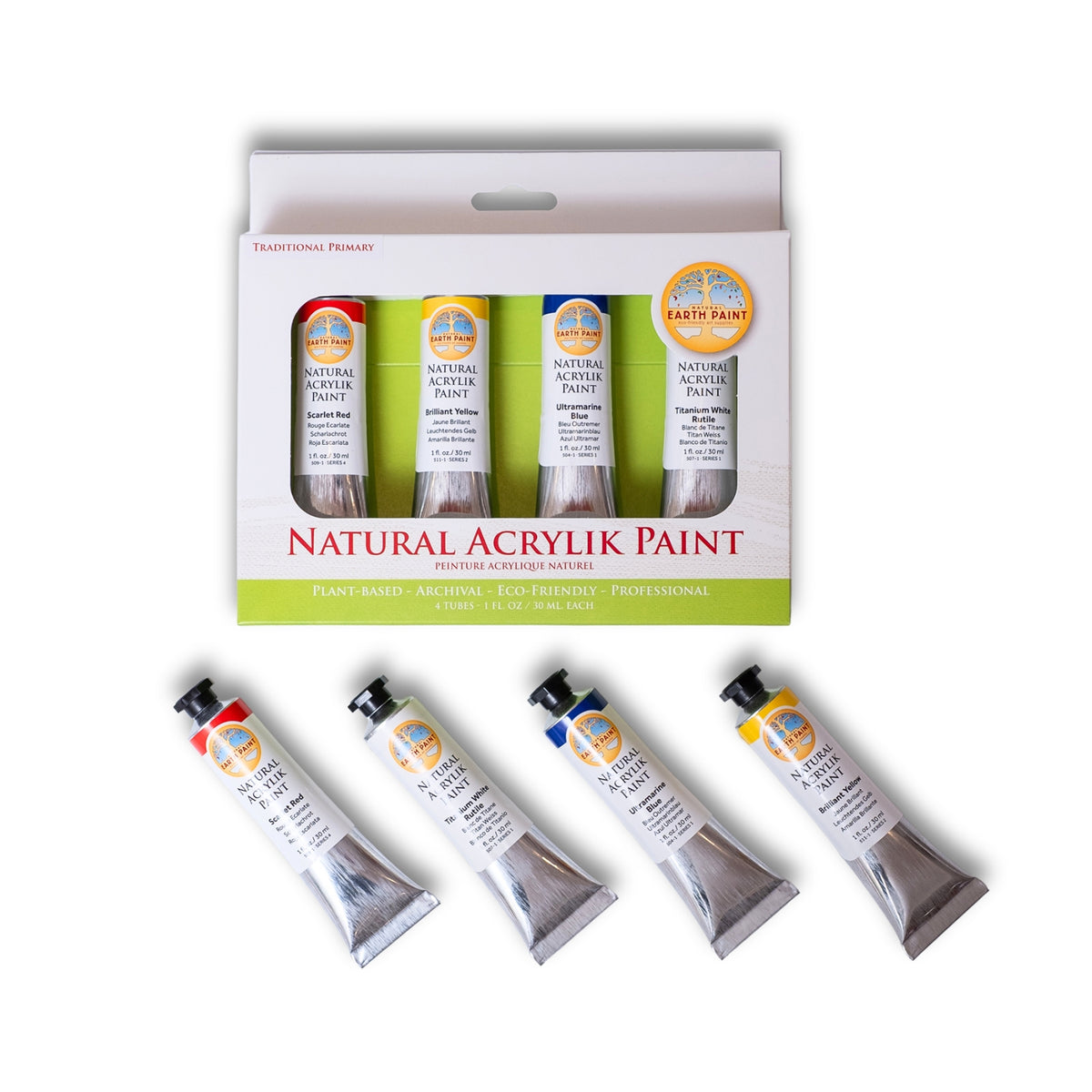 TRADITIONAL PRIMARY 4/SET 1OZ TUBES