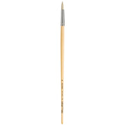 TOP-ACRYL White Brush, Synthetic, Acrylic & Oil, Round, Series 7782, Size 10