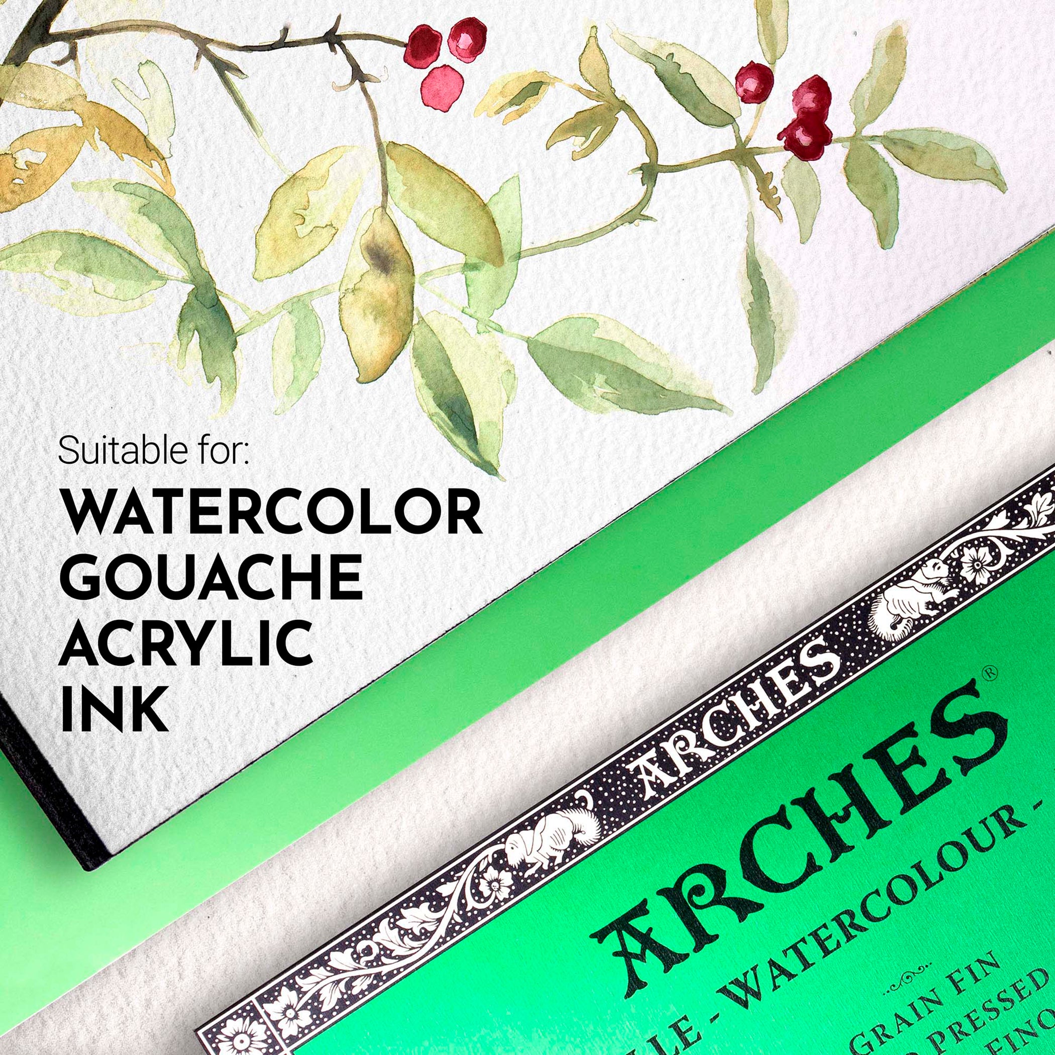 WATERCOLOR PAPER BLOCK 7X10IN COLD