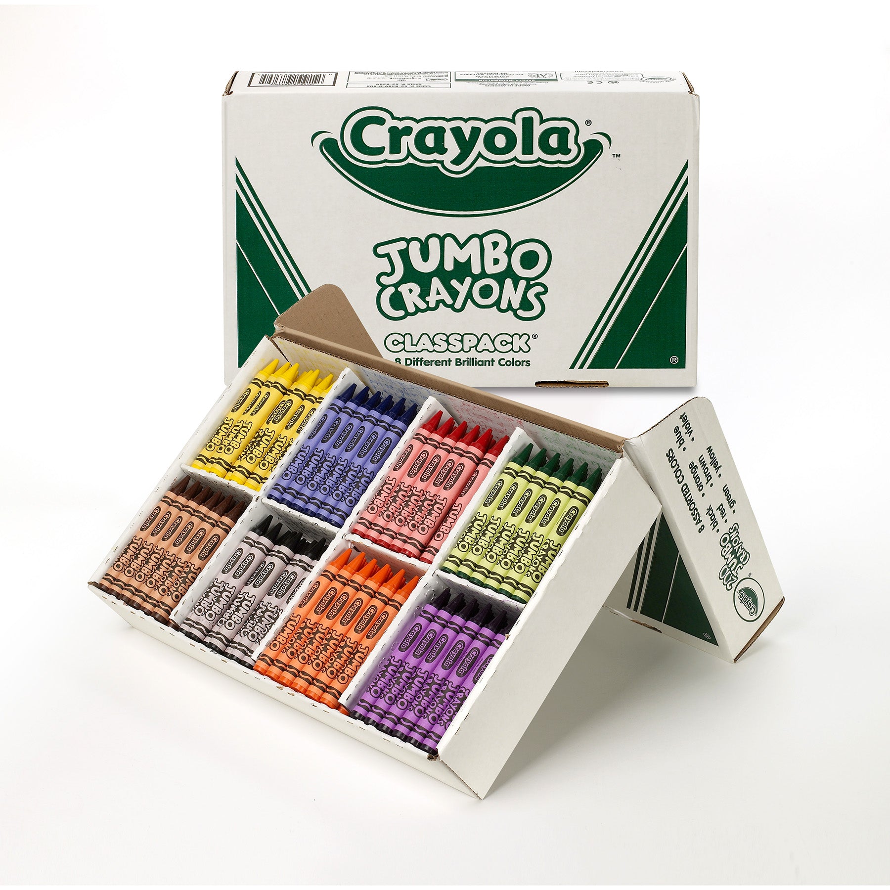Crayon Classpack®, Jumbo Size, 8 Colors, 200 Count