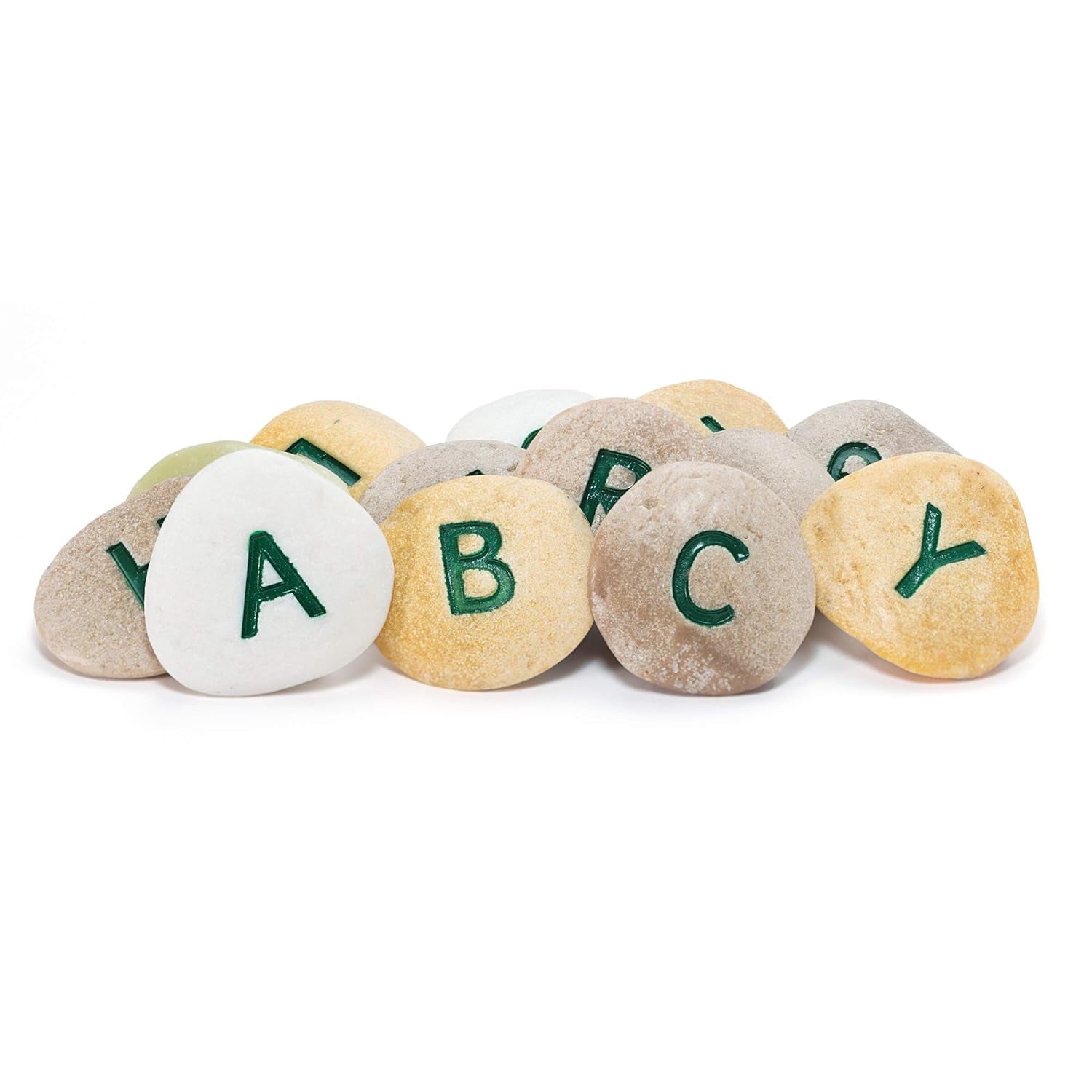 Uppercase Alphabet Pebbles, Set of 26
