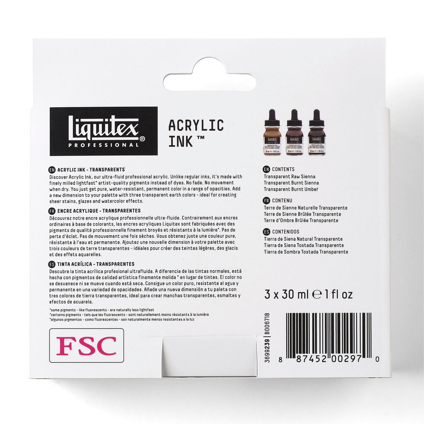 LQ Ink 3 Transparent Set