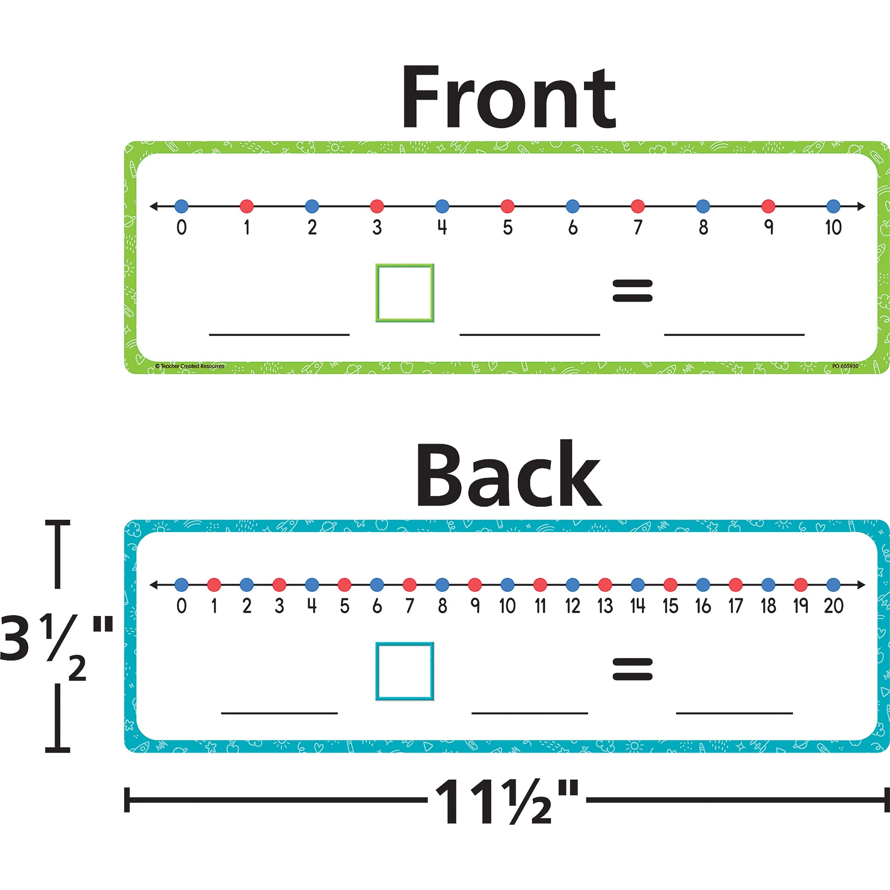 Dry-Erase Number Lines