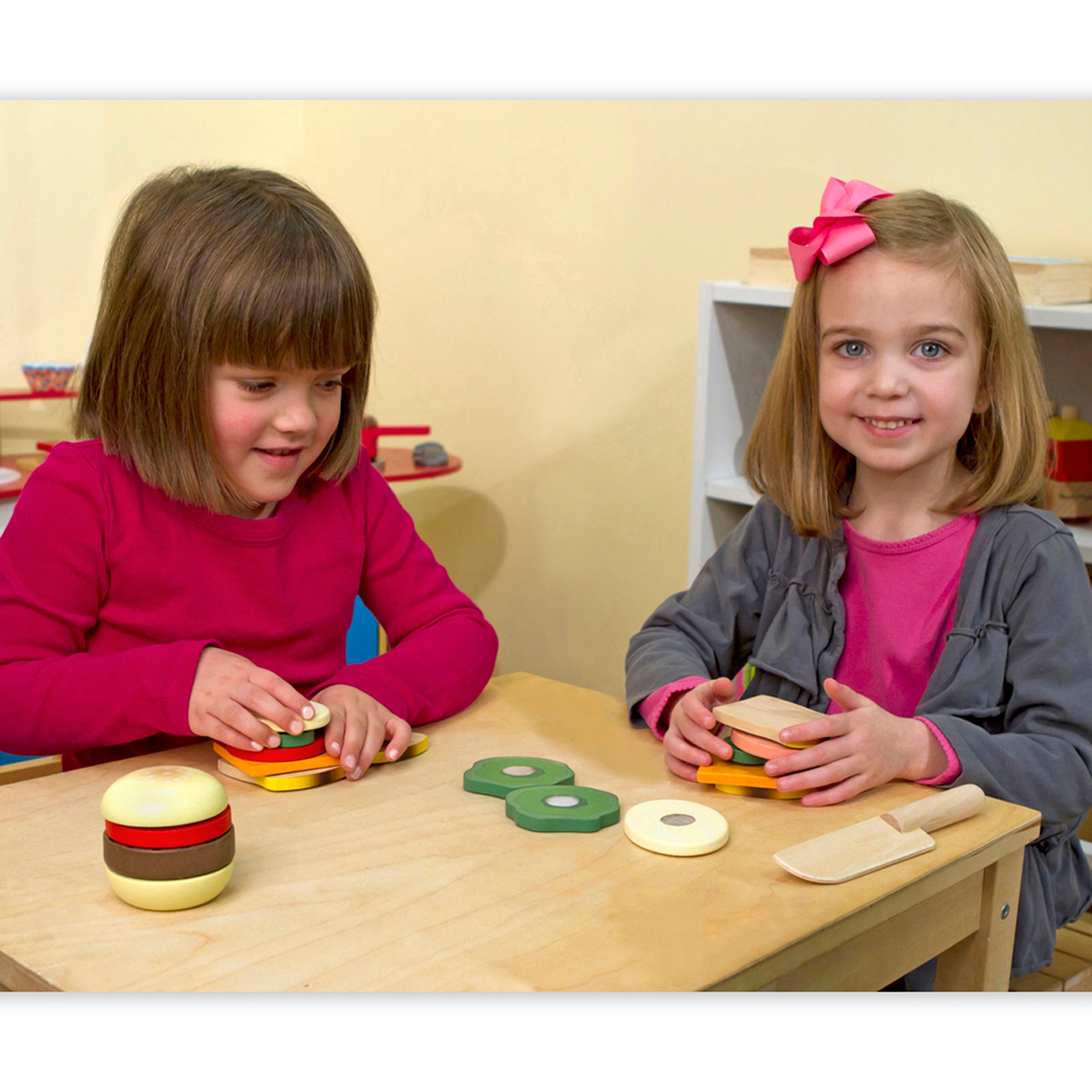 Sandwich-Making Wooden Play Food Set