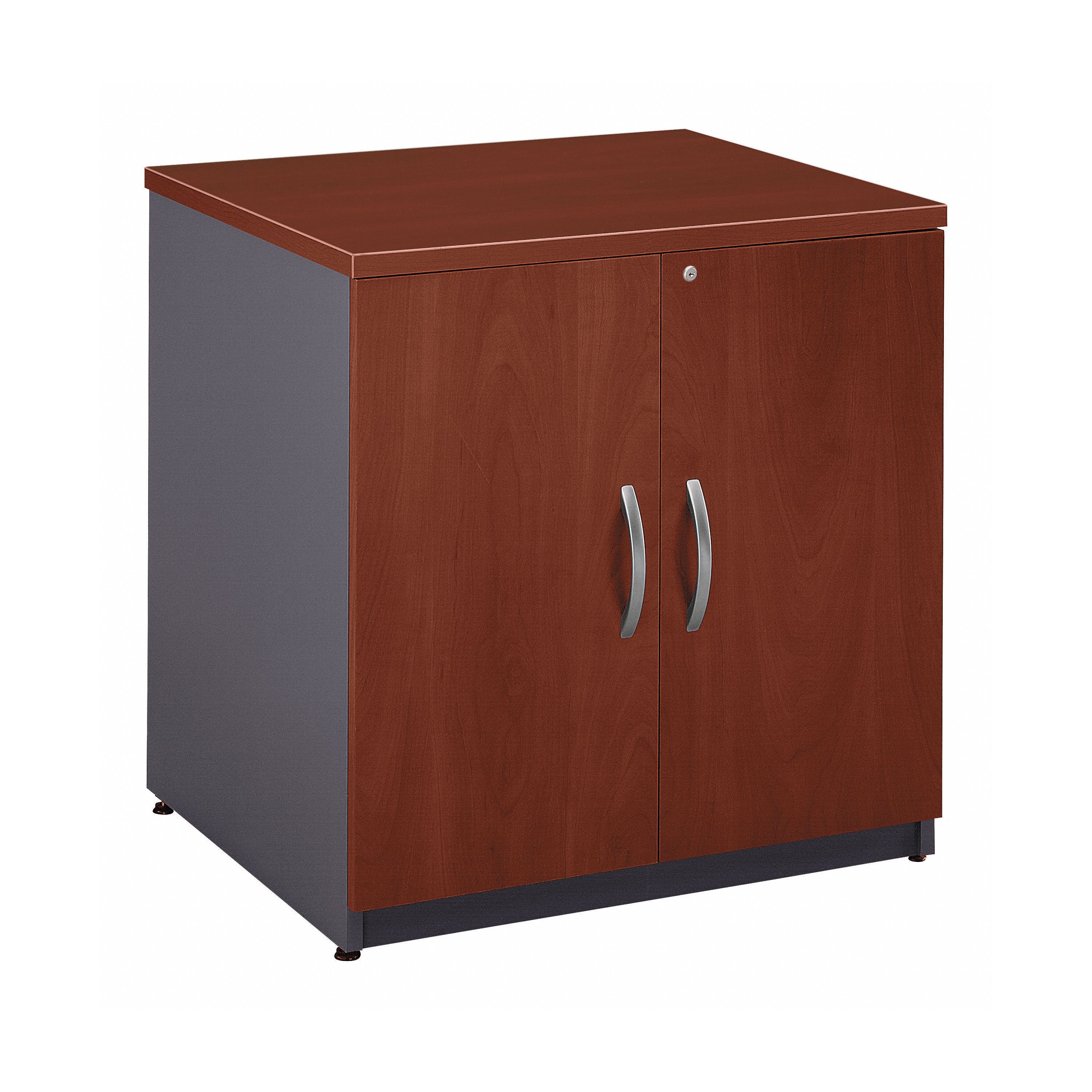 Bush Business Furniture Series C Collection 30W Storage Cabinet in Hansen Cherry - 29.45" Width x 23.35" Depth x 29.84" Height