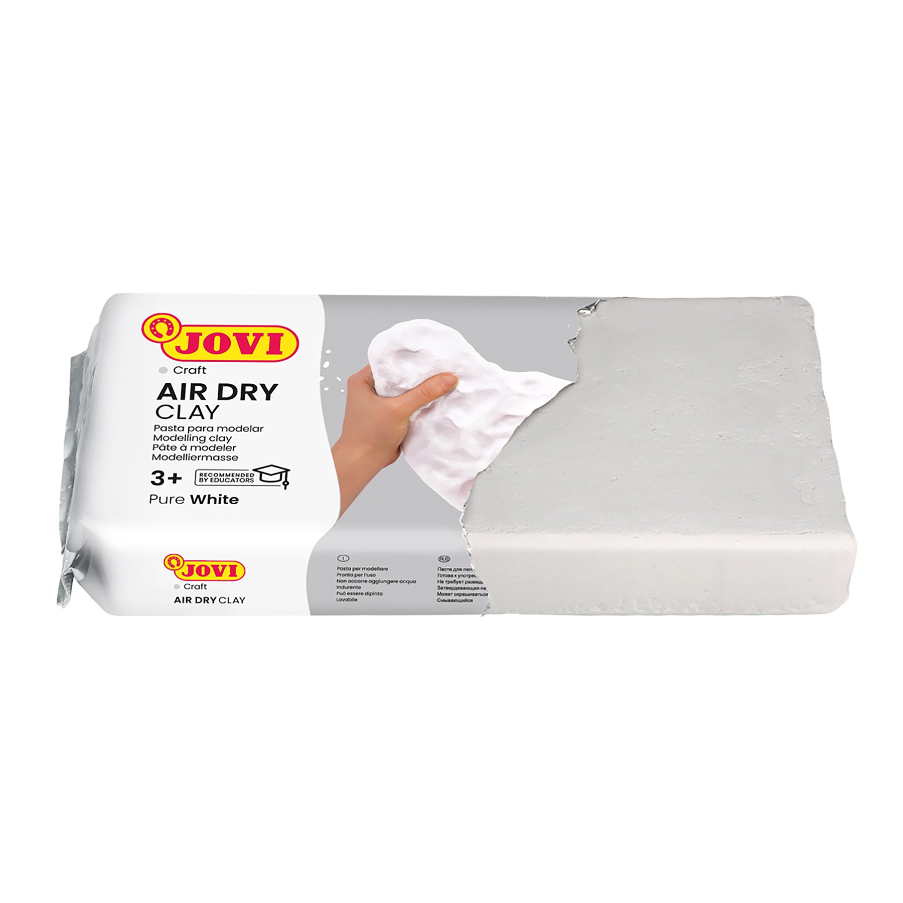 Air Dry Clay, White, 1.1lb Bar
