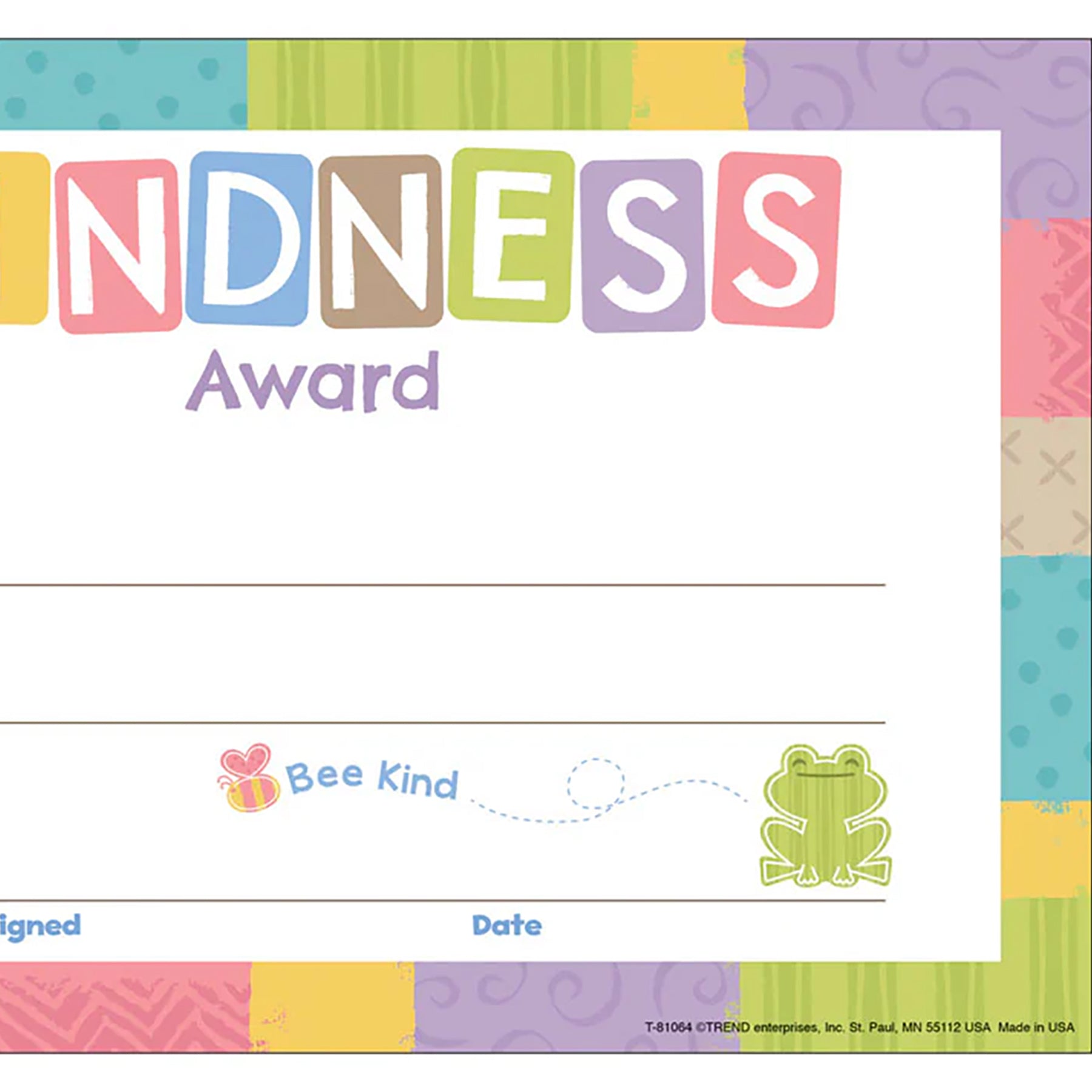 Kindness Award Good to Grow, Pack of 30