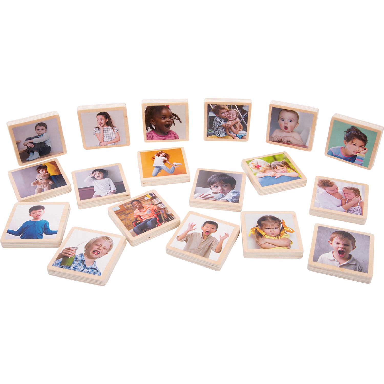 My Emotions Wooden Tiles - Set of 18
