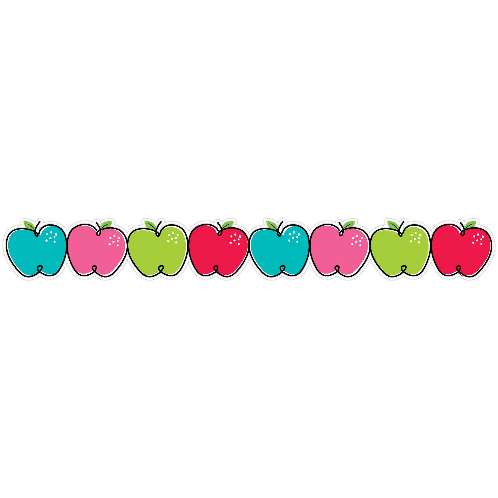 Doodle Apples EZ Border, 48 Feet