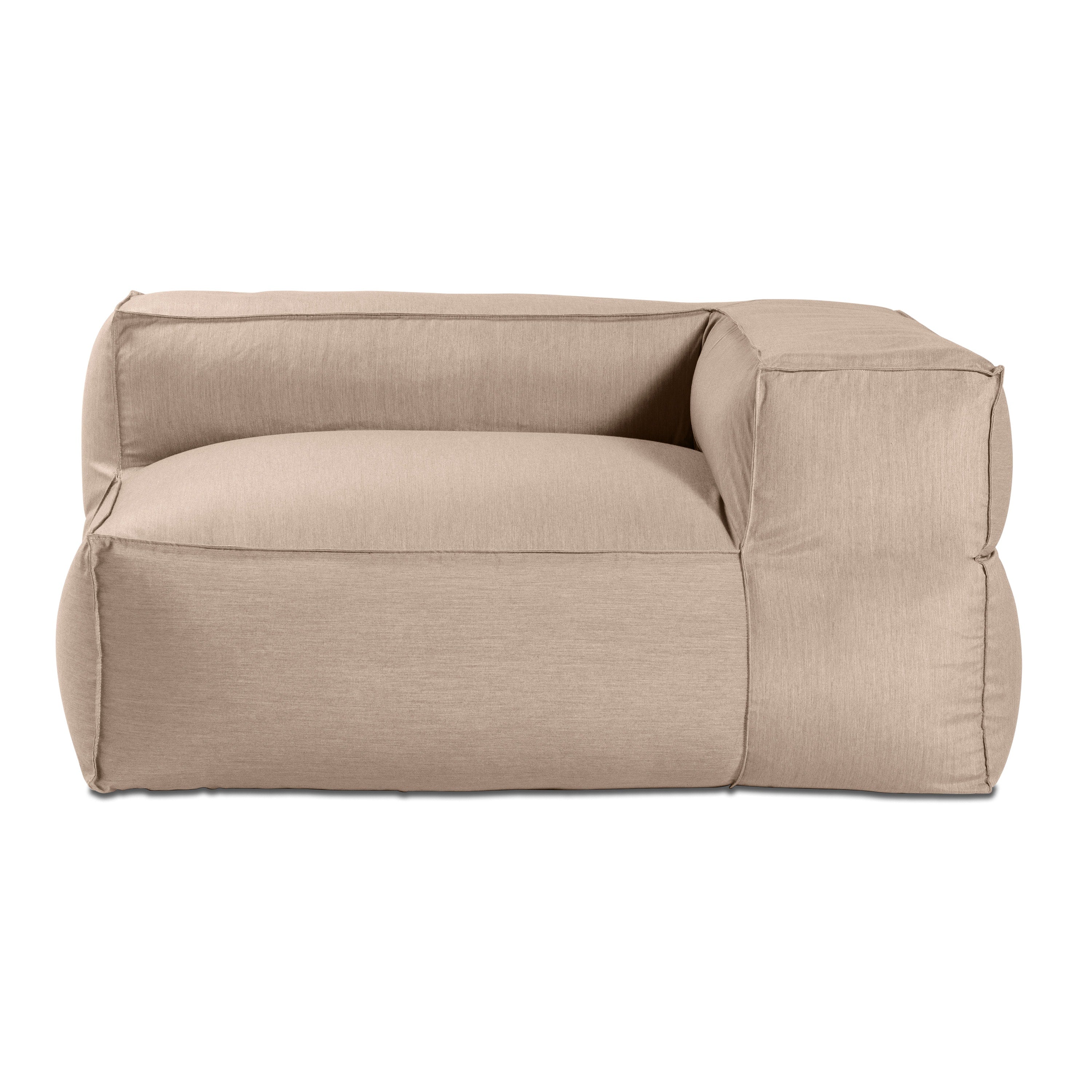 Baya Outdoor Left Corner - Sunbrella, Charcoal