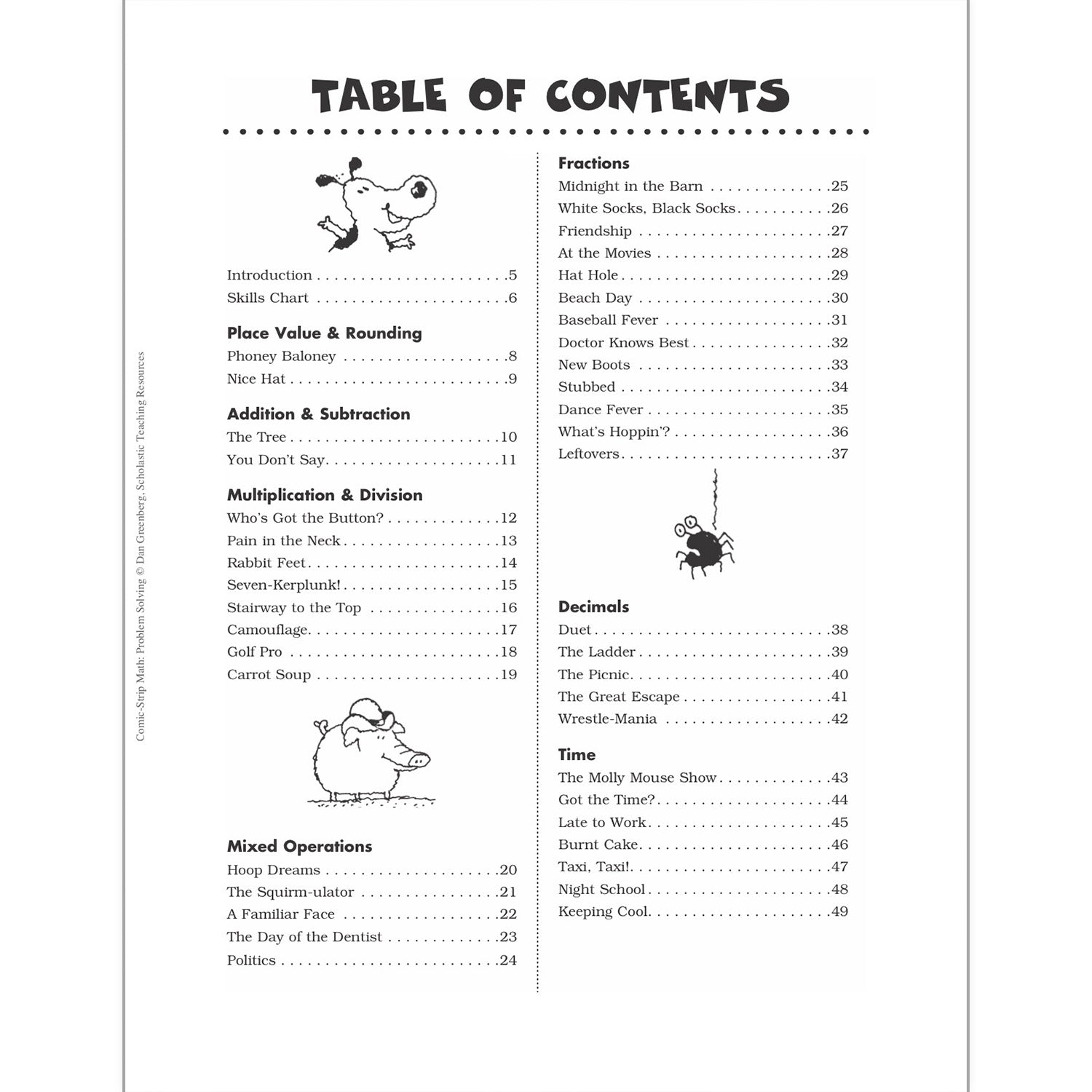 Comic-Strip Math: Problem Solving Book