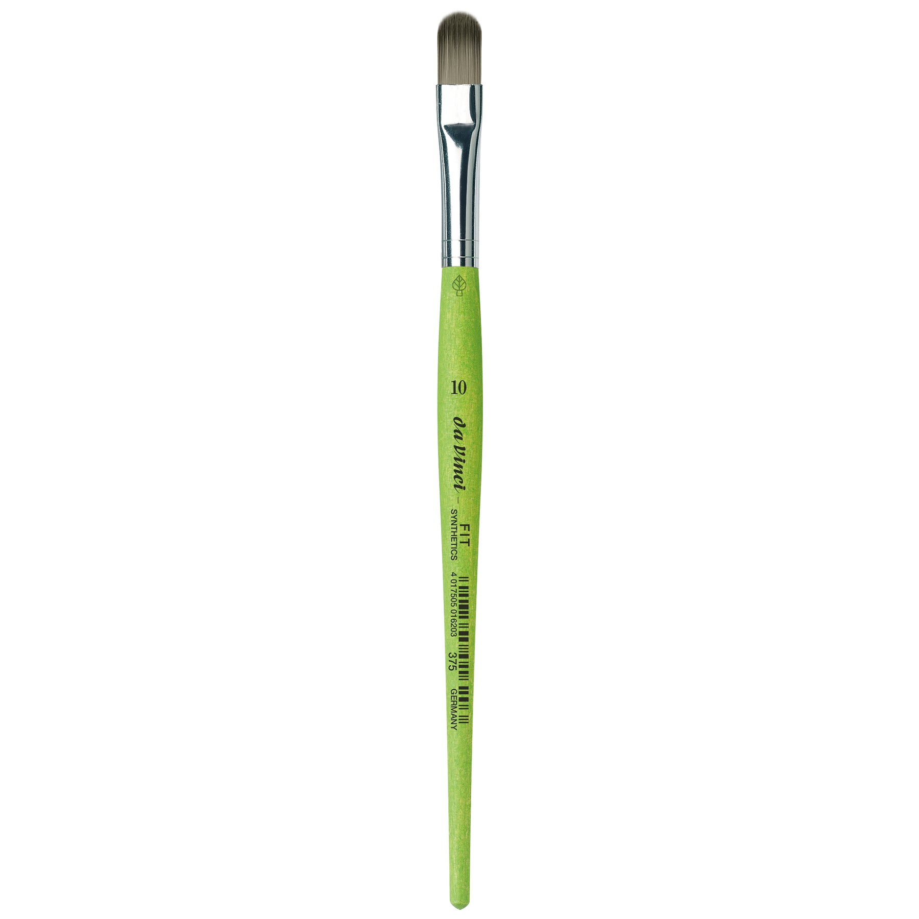 FIT Synthetics Student Brush, Synthetic, Acrylic & Tempera, Filbert, Series 375, Size 10