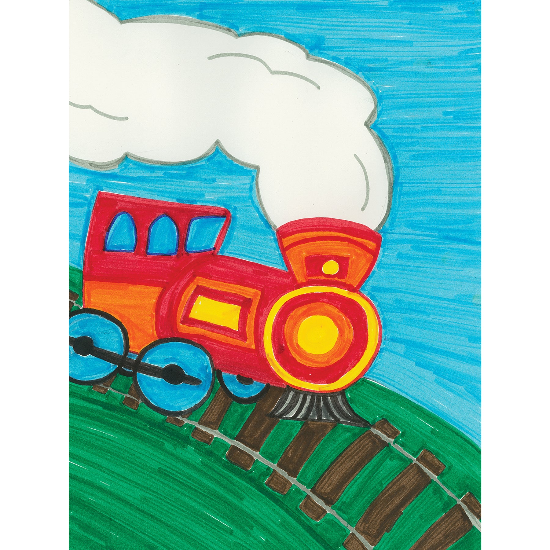 Marker Pad, White, 9" x 12", 40 Sheets