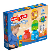 Geomag™ Magicube Magic Stacking Safari, Magnetic Building Cubes, 10 Pieces