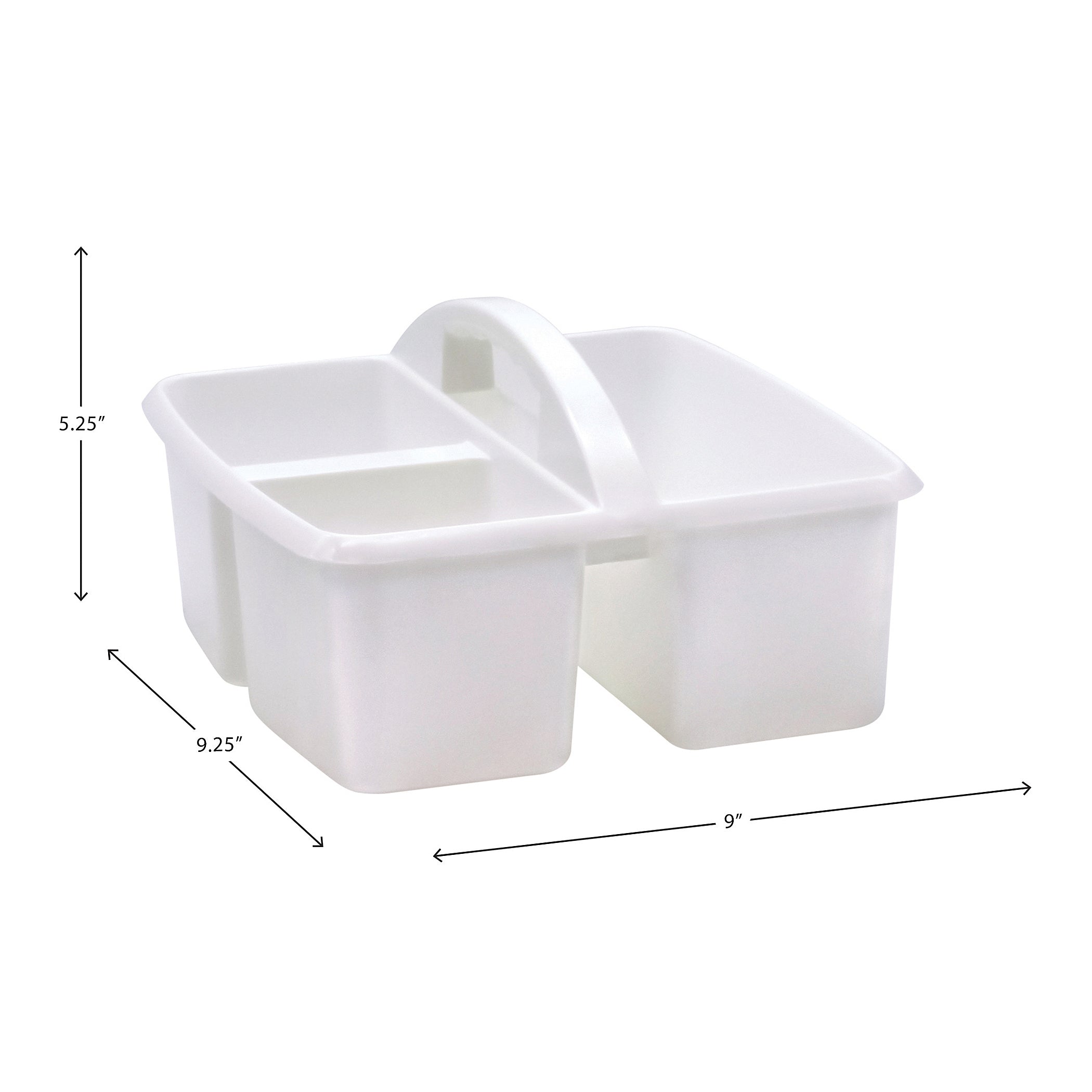 White Plastic Storage Caddy