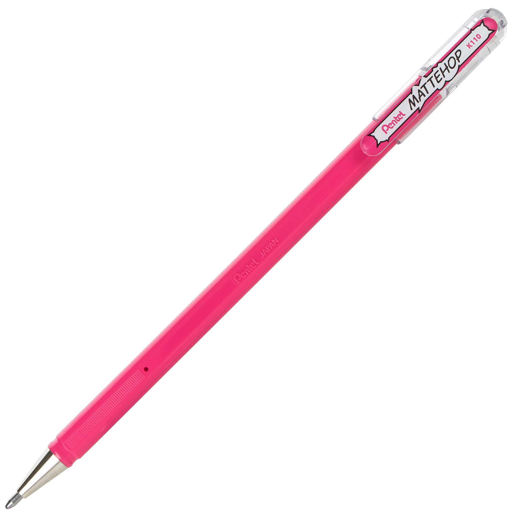 Hybrid MATTEHOP Gel Roller, 1.0mm, Matte F/G/P/V Ink, Pack of 4