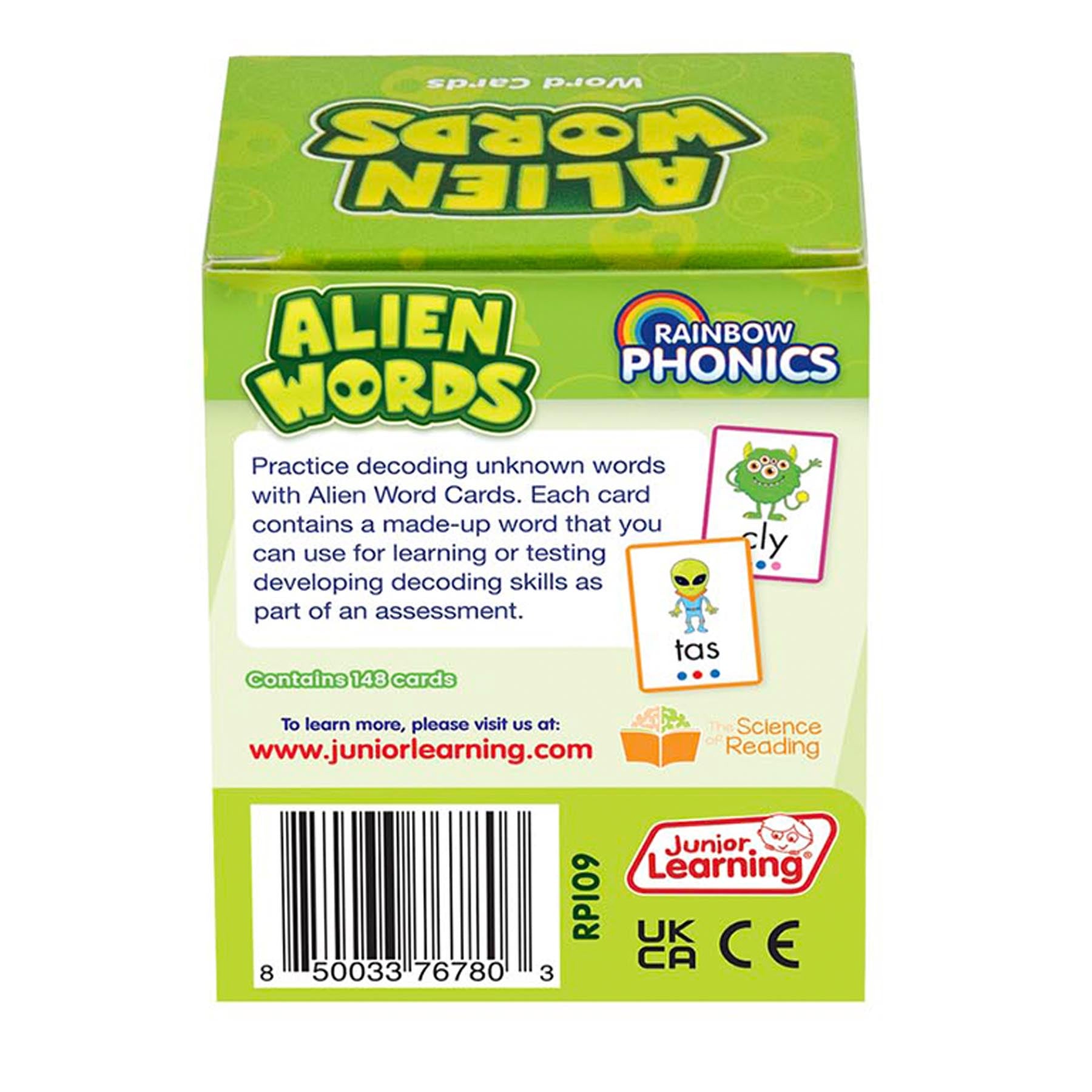 Rainbow Phonics Alien Word Cards, Non-Words