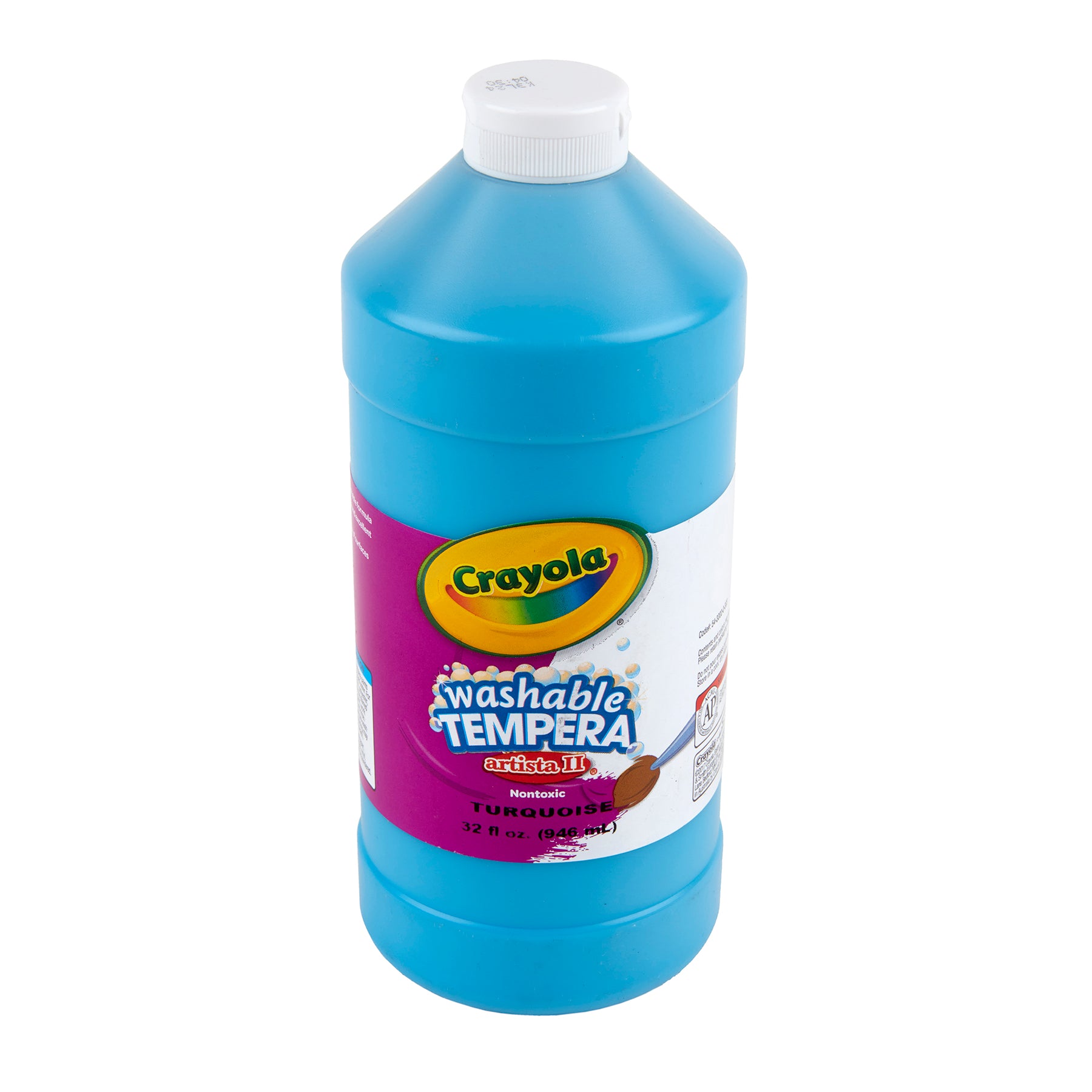Artista II Washable Tempera Paint, 32 oz, Turquoise