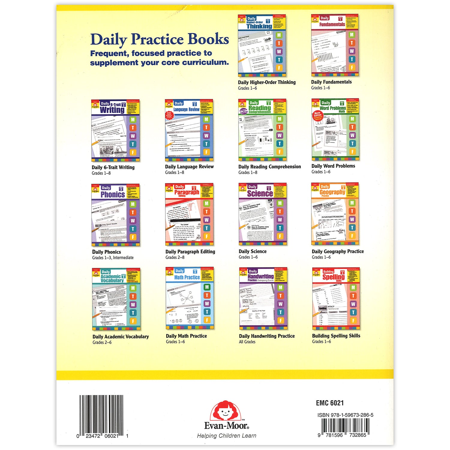 Daily 6-Trait Writing Book, Grade 1