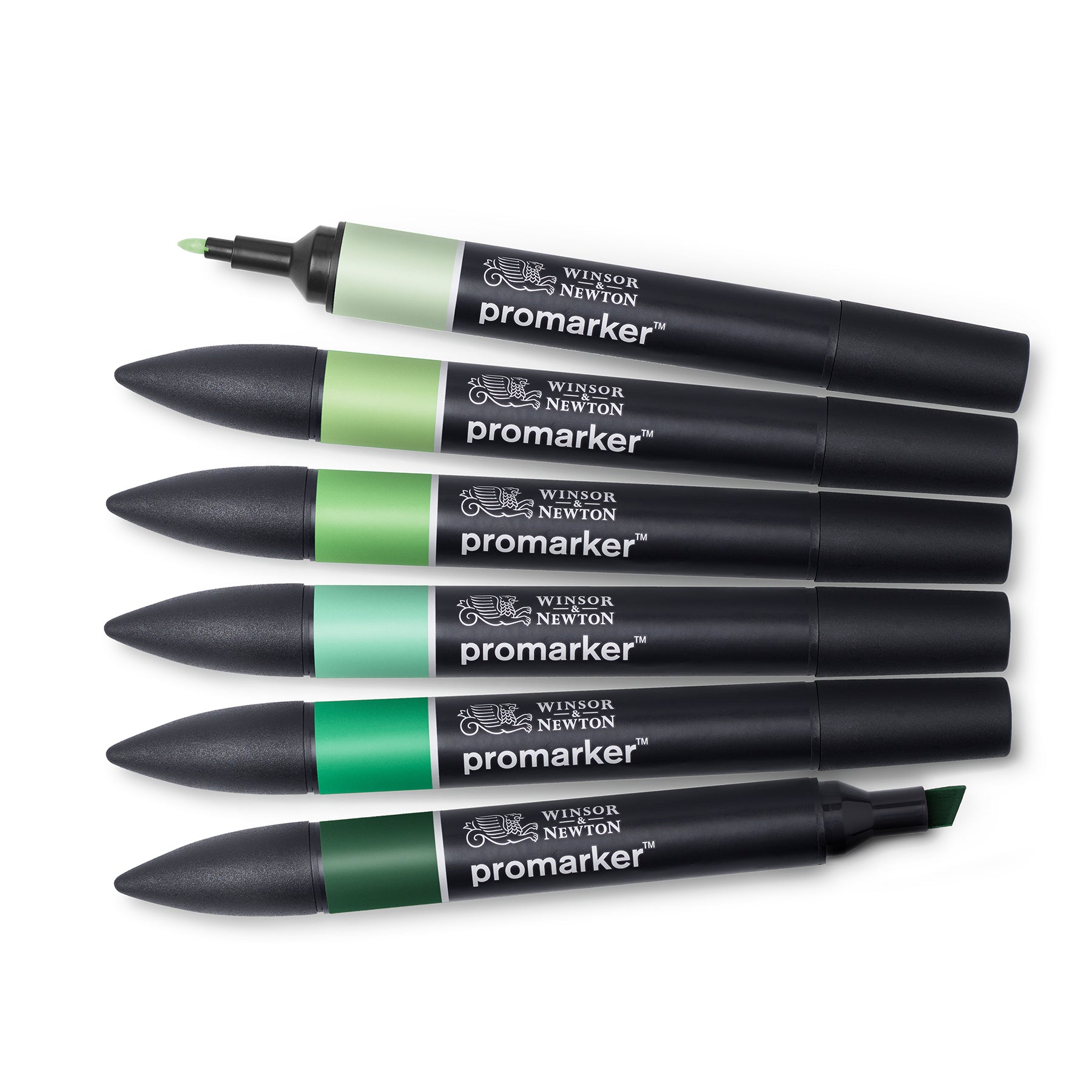 WN ProMarker 6 Green Tones