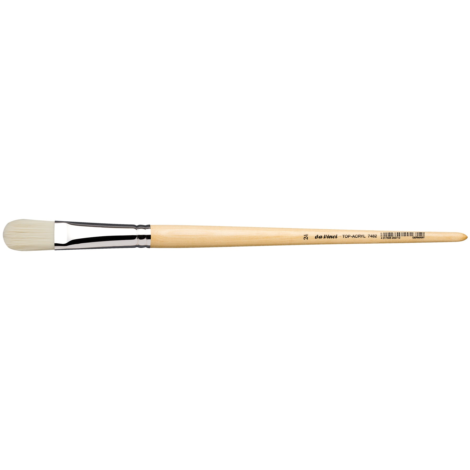 TOP-ACRYL White Brush, Synthetic, Acrylic & Oil, Filbert, Series 7482, Size 24