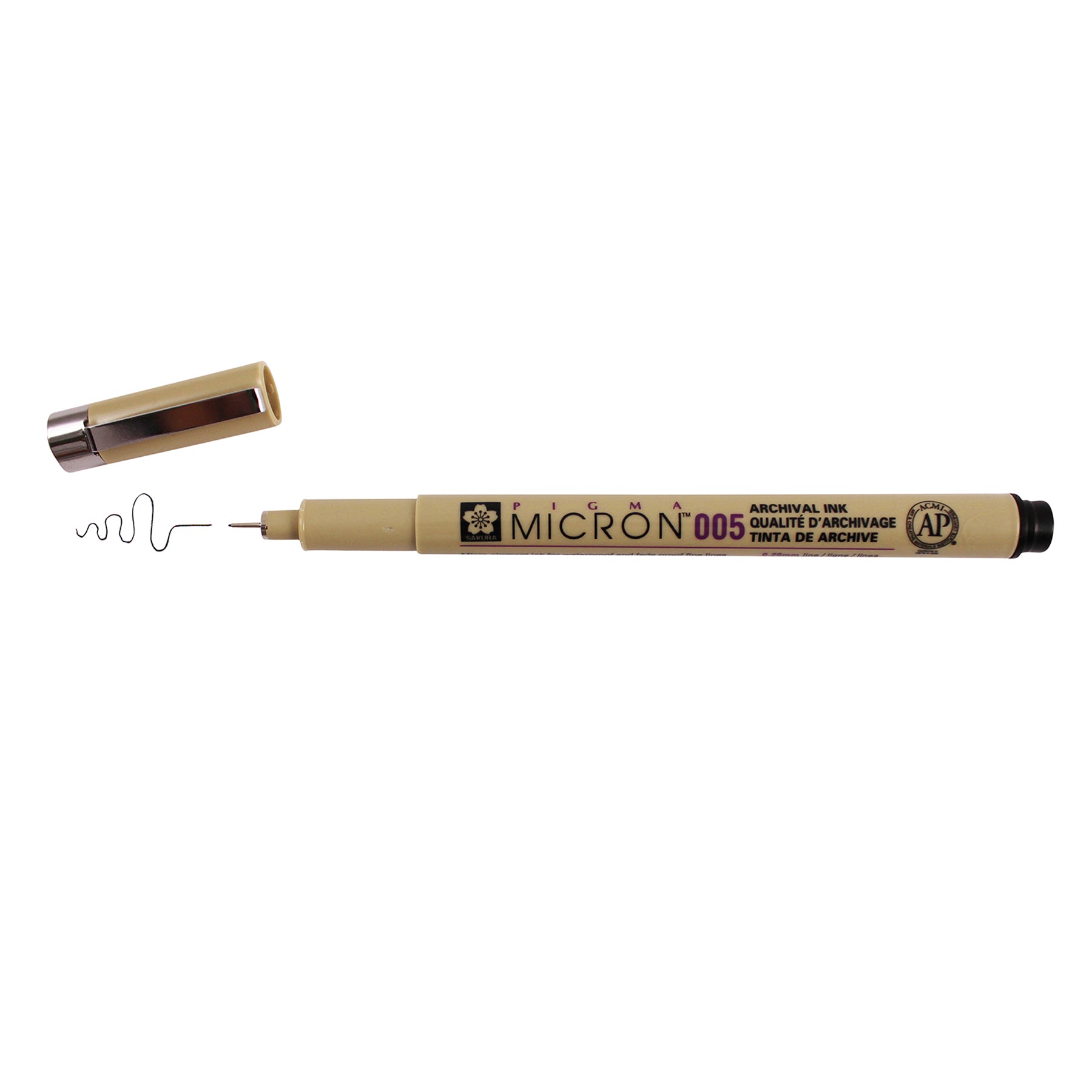 Pigma Micron Pen, Black, 0.20mm Size 005