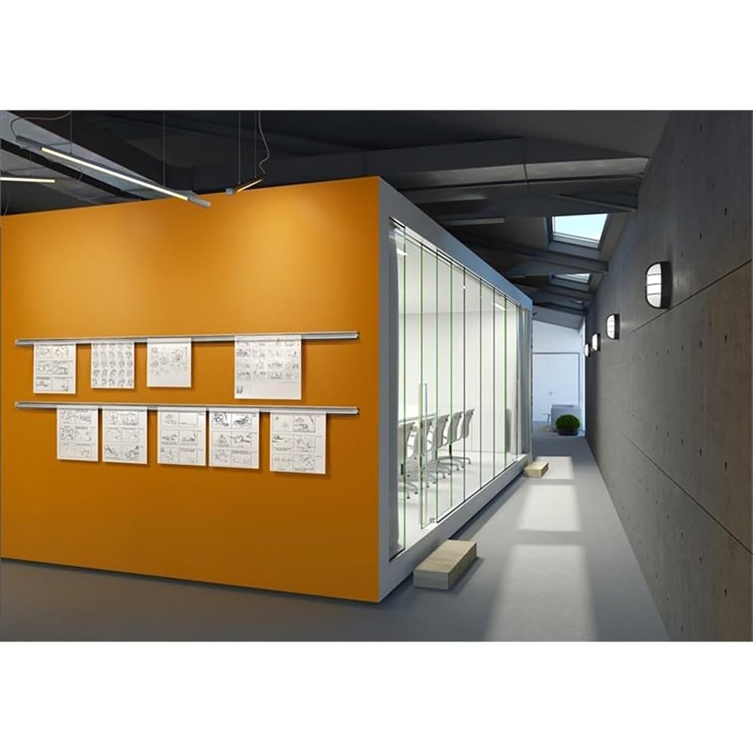 18" Hold-Up Display Rail, 6 Per Carton