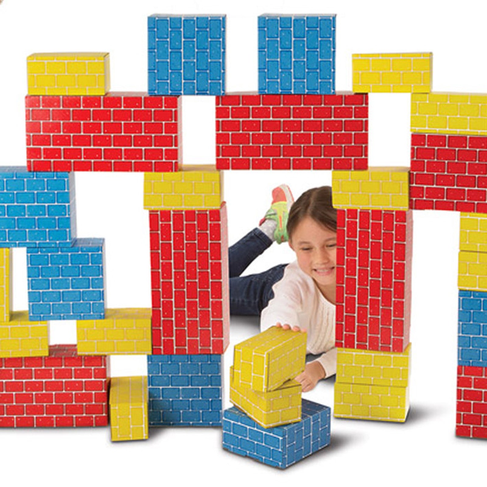 Deluxe Jumbo Cardboard Blocks - 40 Pieces