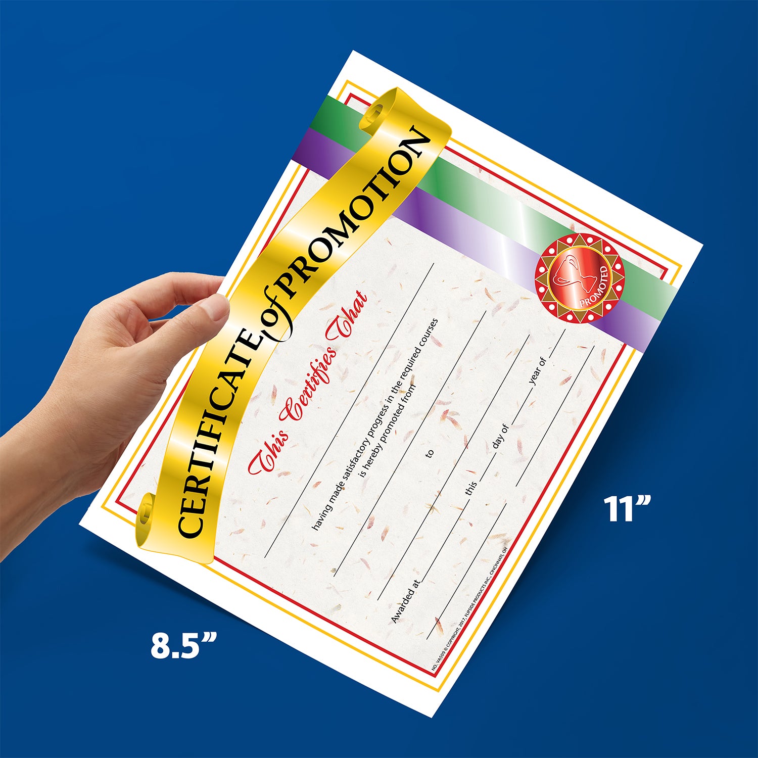 Certificate of Promotion, Pack of 30, 8.5" x 11"