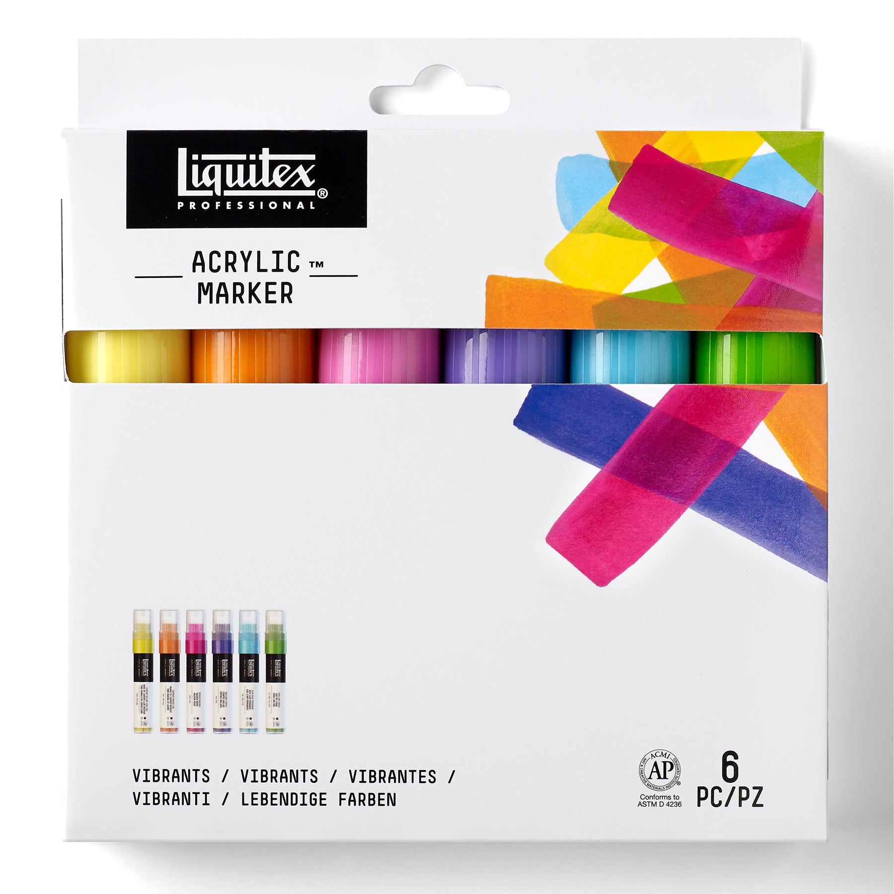 LQ Paint Marker Wide 6 Set - Vibrants