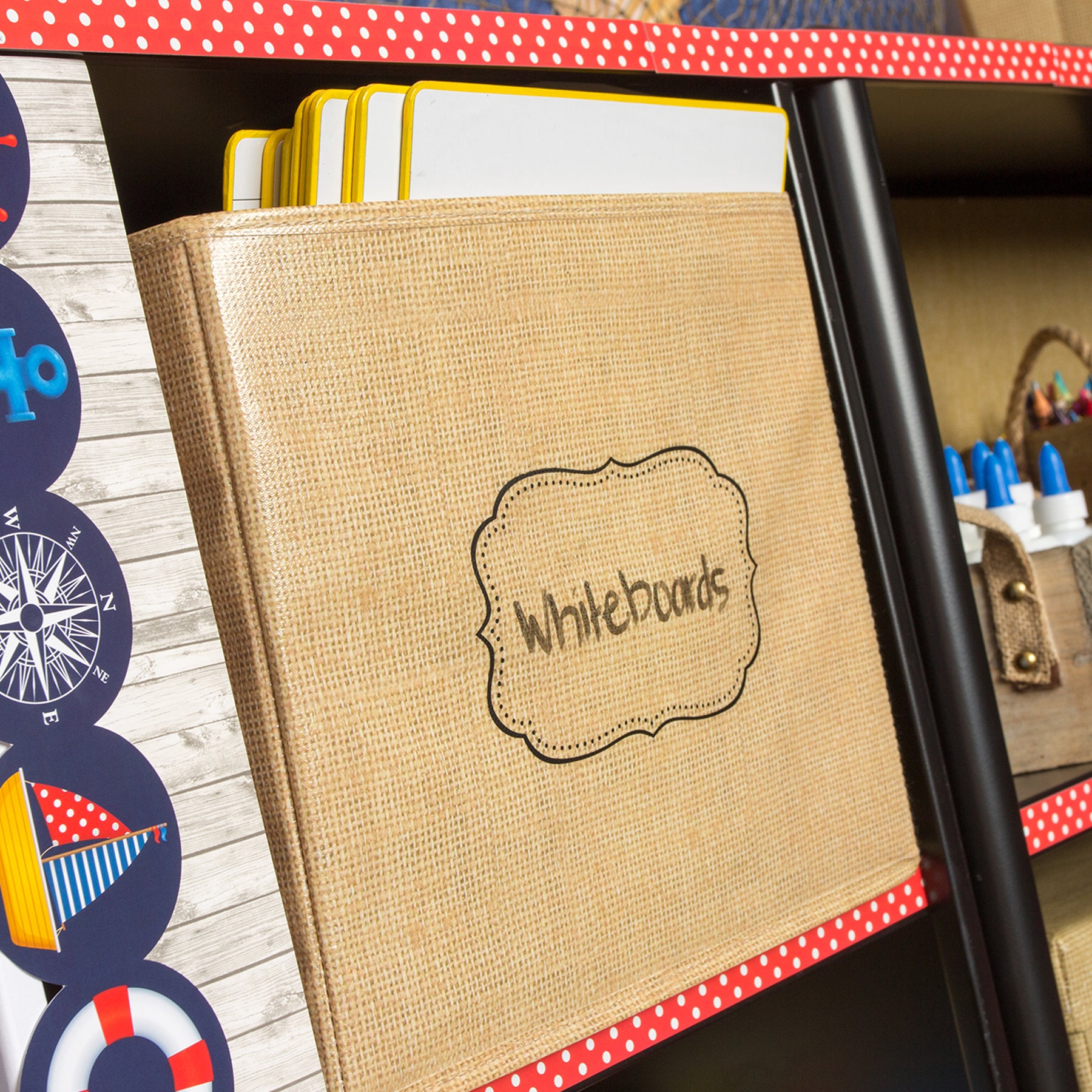 Burlap Storage Box
