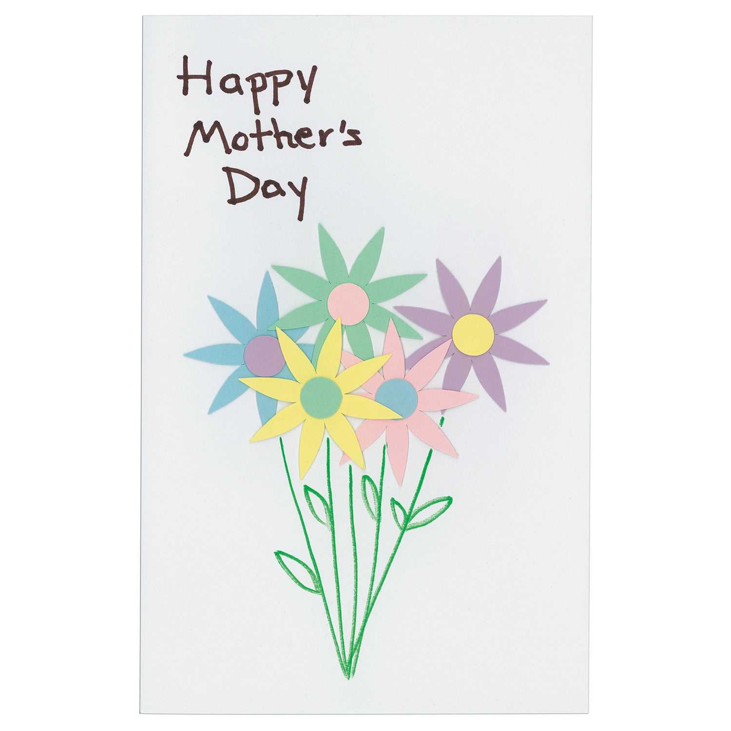 Pastel Card Stock, 5 Assorted Colors, 8-1/2" x 11", 100 Sheets