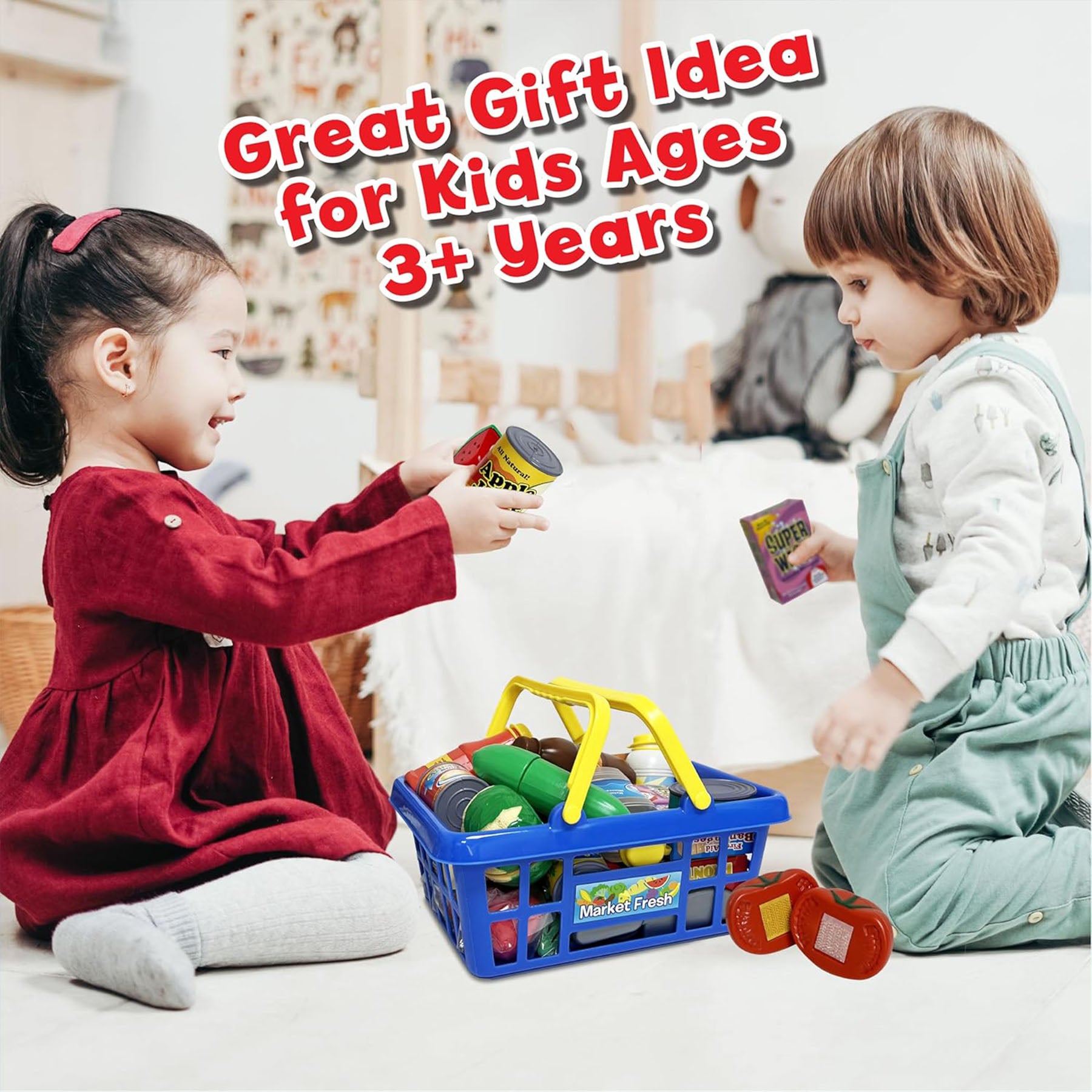 Get To The Grocer 32-Piece Pretend Playset