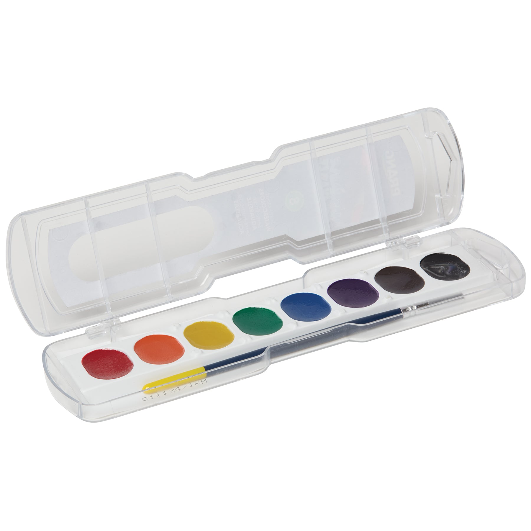 Semi-Moist Washable Watercolor Set, 8 colors