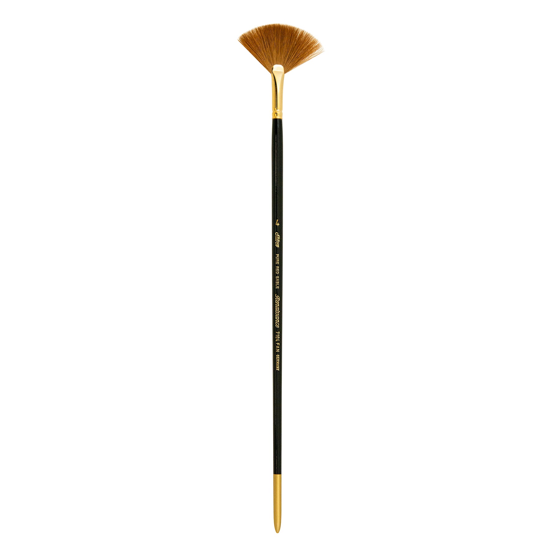 Renaissance® Fan Blender Brush, Long Handle, Size 4
