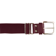 Brute Baseball Belt - Maroon - Youth - Youth 1-1/4"